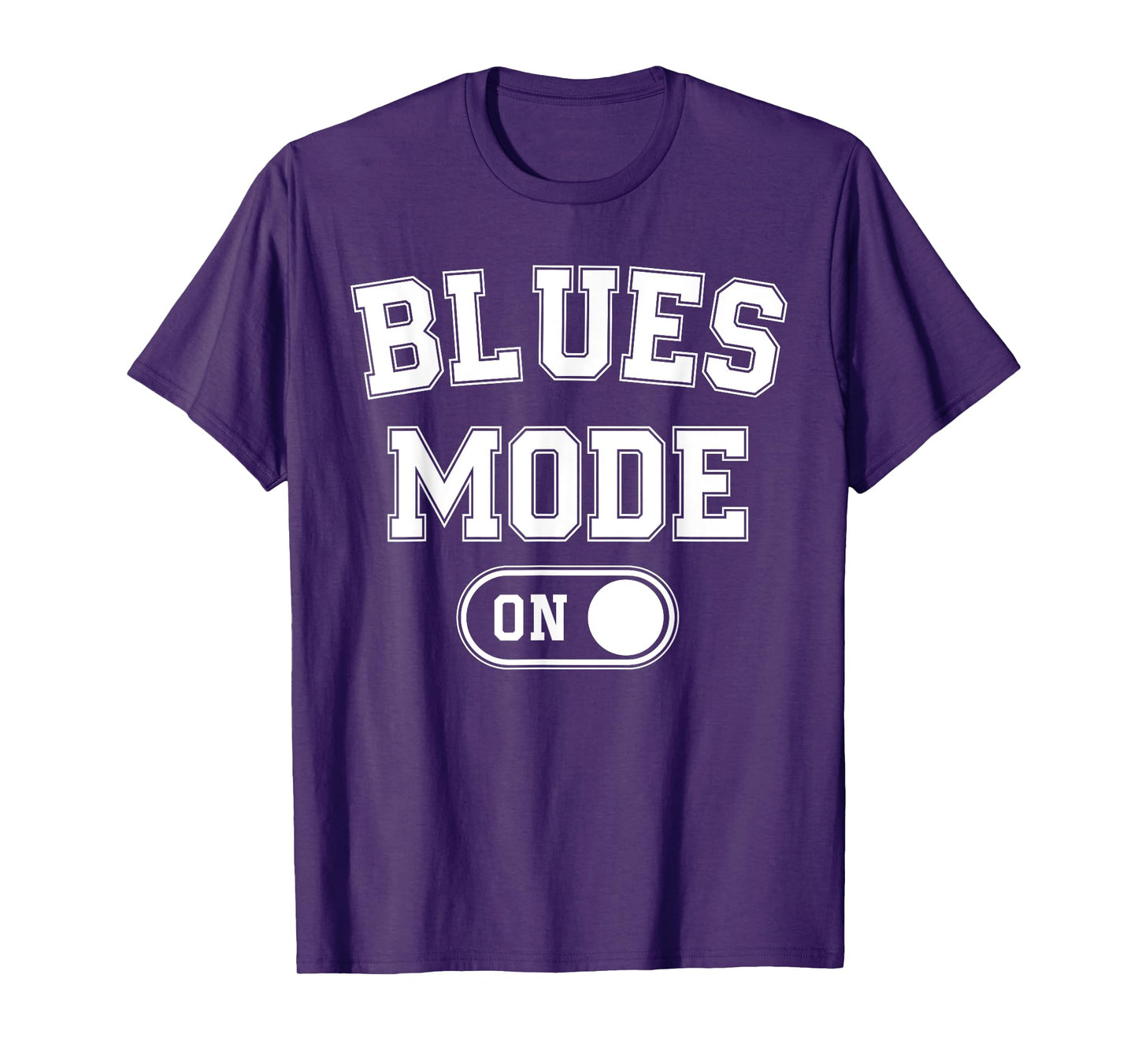 Blues Mode On Funny Blues Man Gift Musician Singer Guitarist T-Shirt