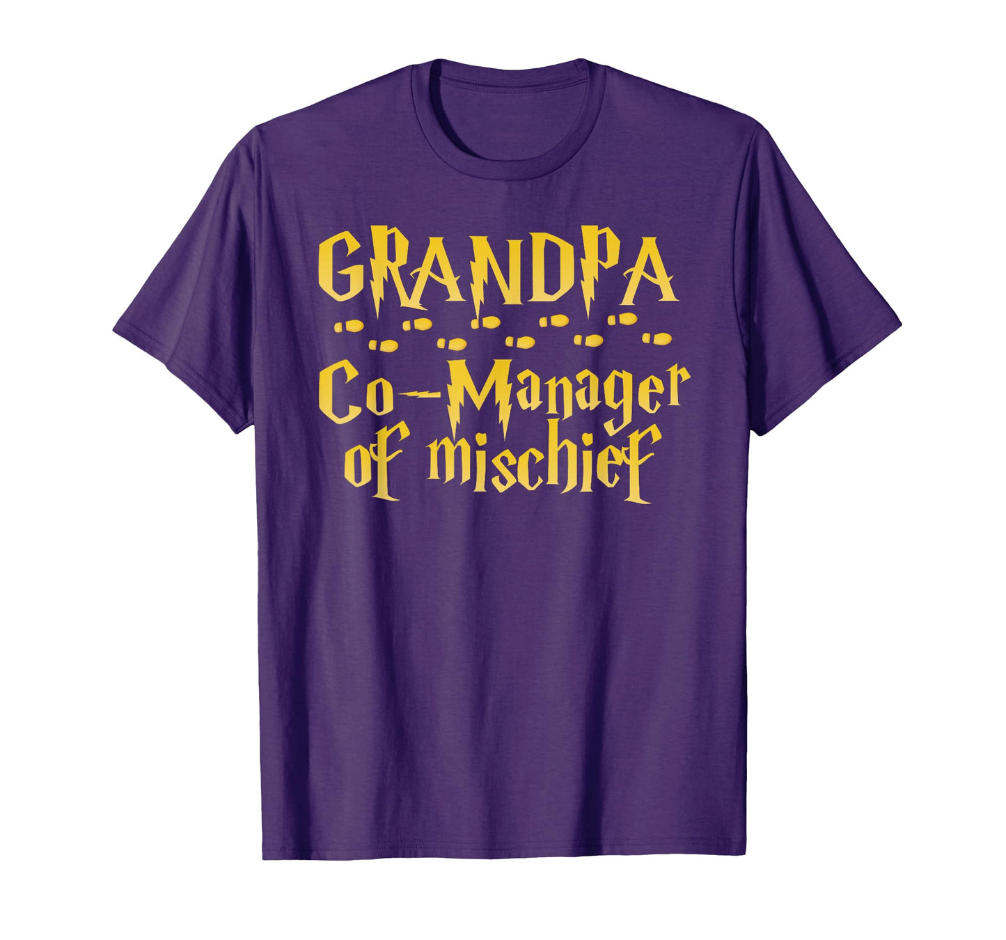 Grandpa Magical Manager of Mischief Halloween Father's Day T-Shirt