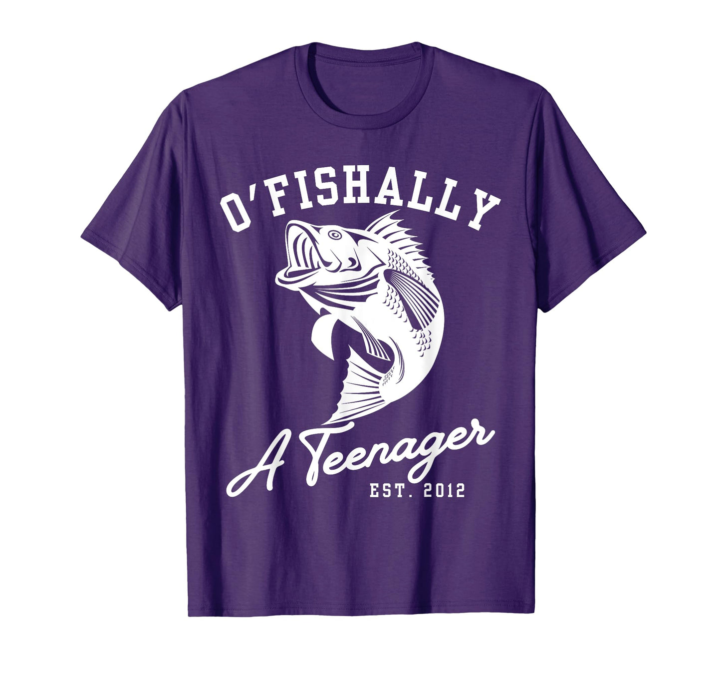 O'Fishally A Teenager 13th Birthday Funny Fishing Fisherman T-Shirt