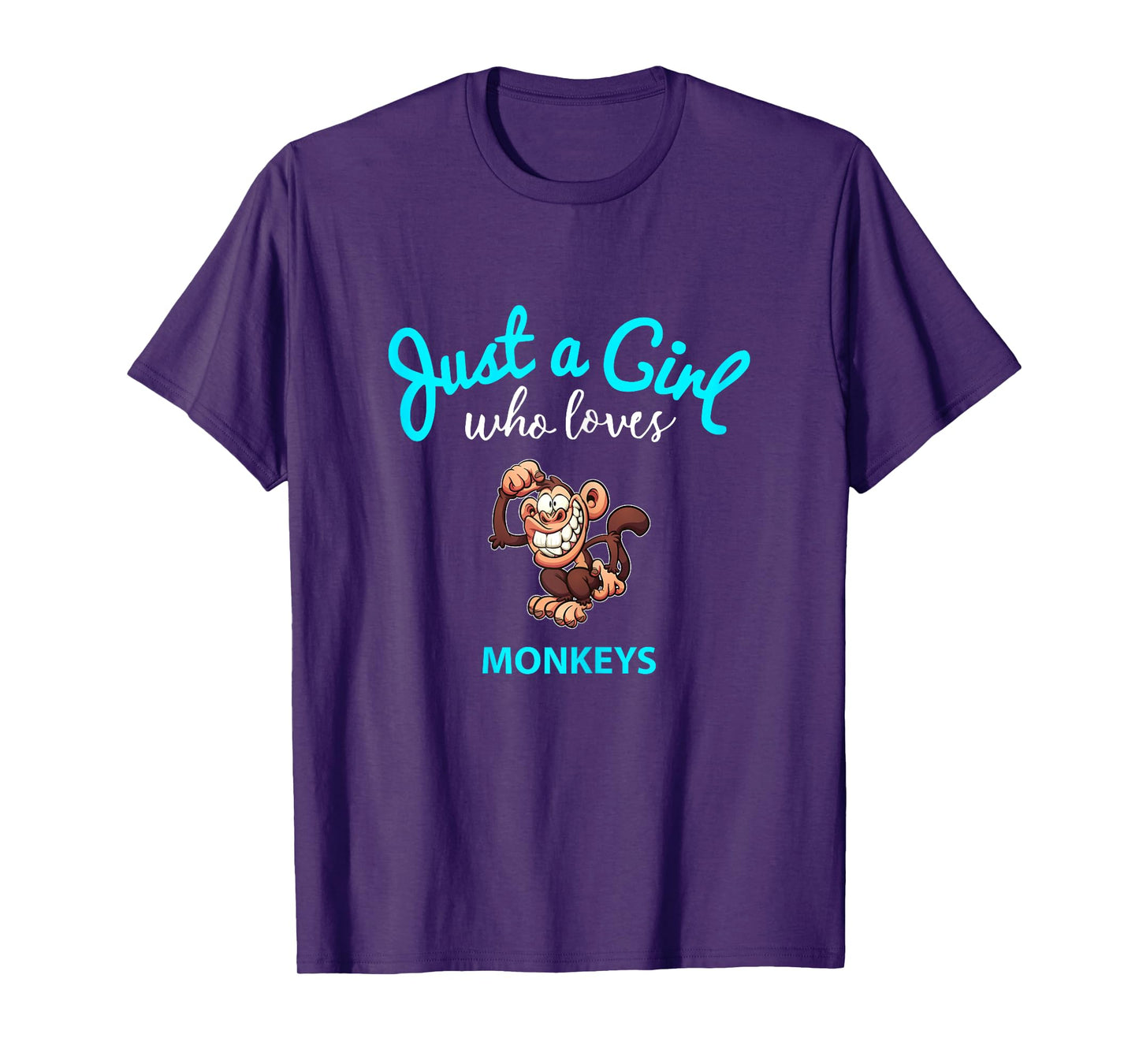 Monkey Shirt for Girls | Children's Monkey T-Shirt