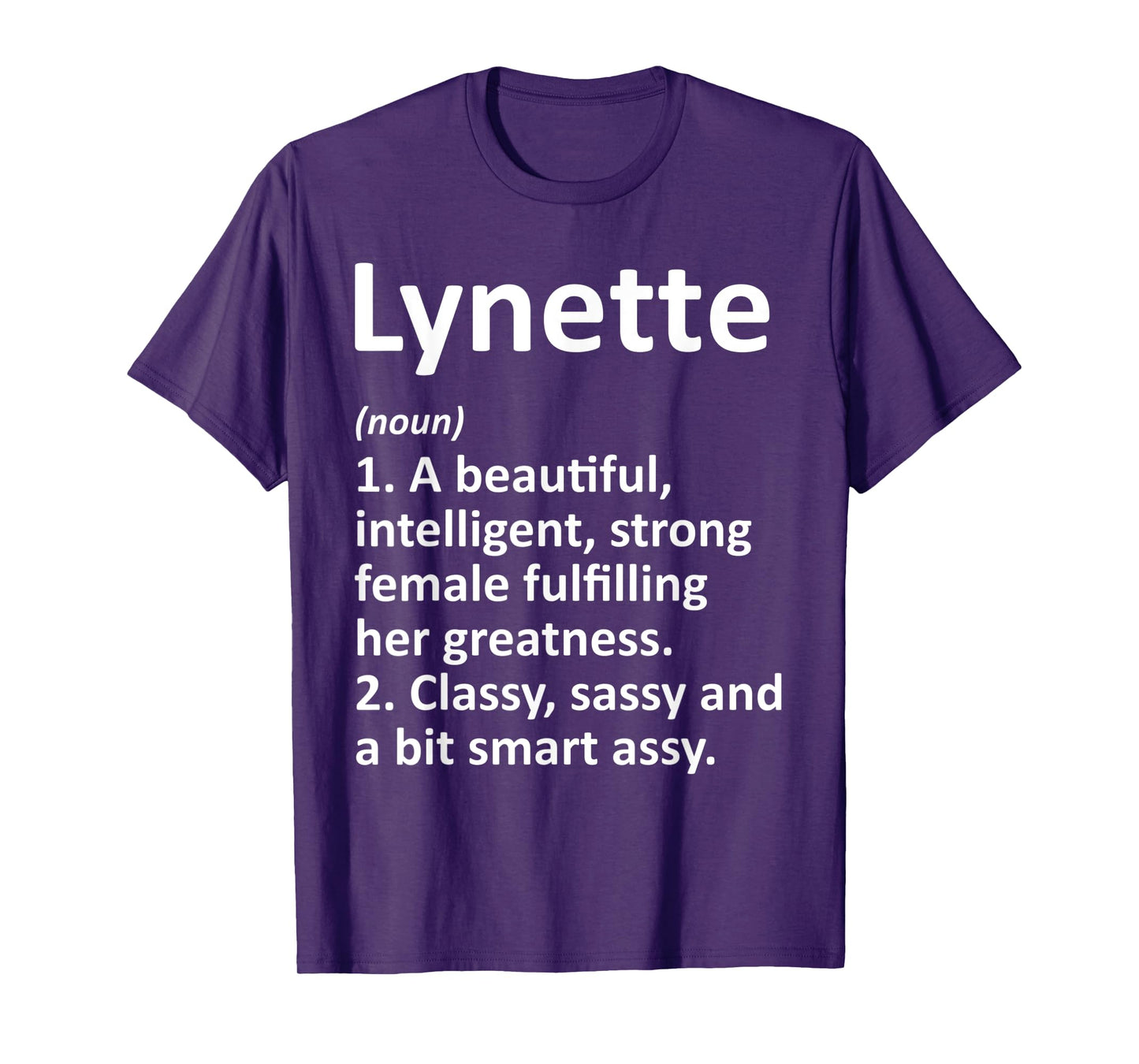 LYNETTE Definition Personalized Name Funny Christmas Gift T-Shirt