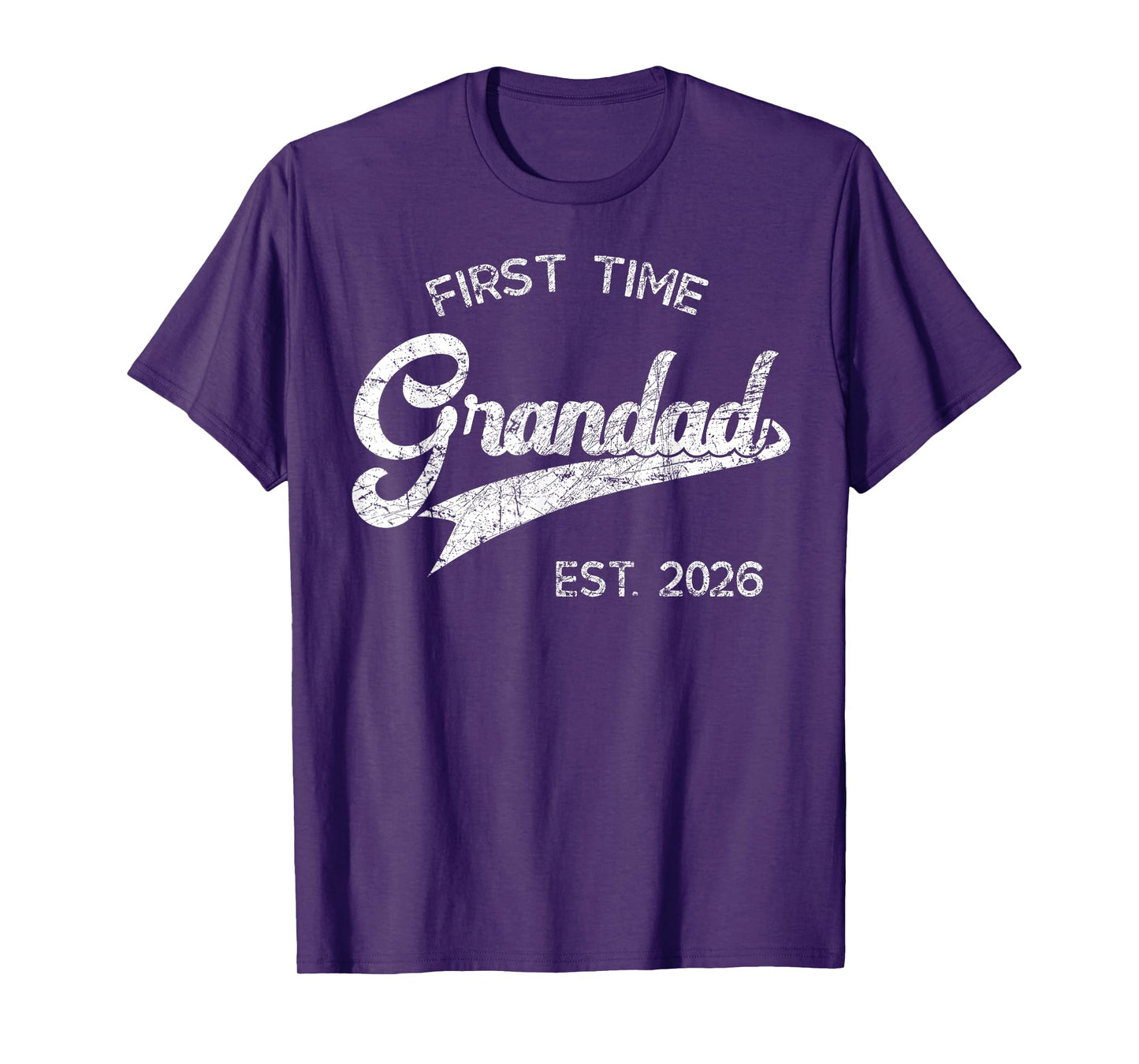 Vintage First Time Grandad est. 2026 Soon To be Grandad 2026 T-Shirt