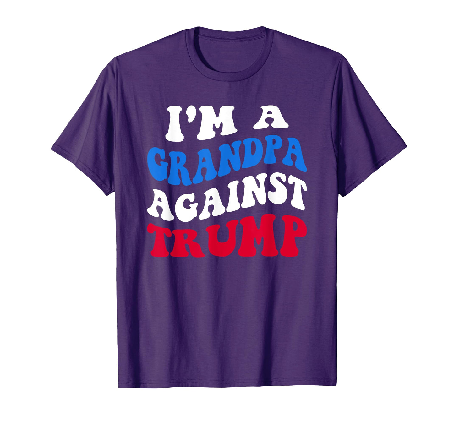 Grandpa Against Trump Democrat 2024 Elections Anti-Trump T-Shirt