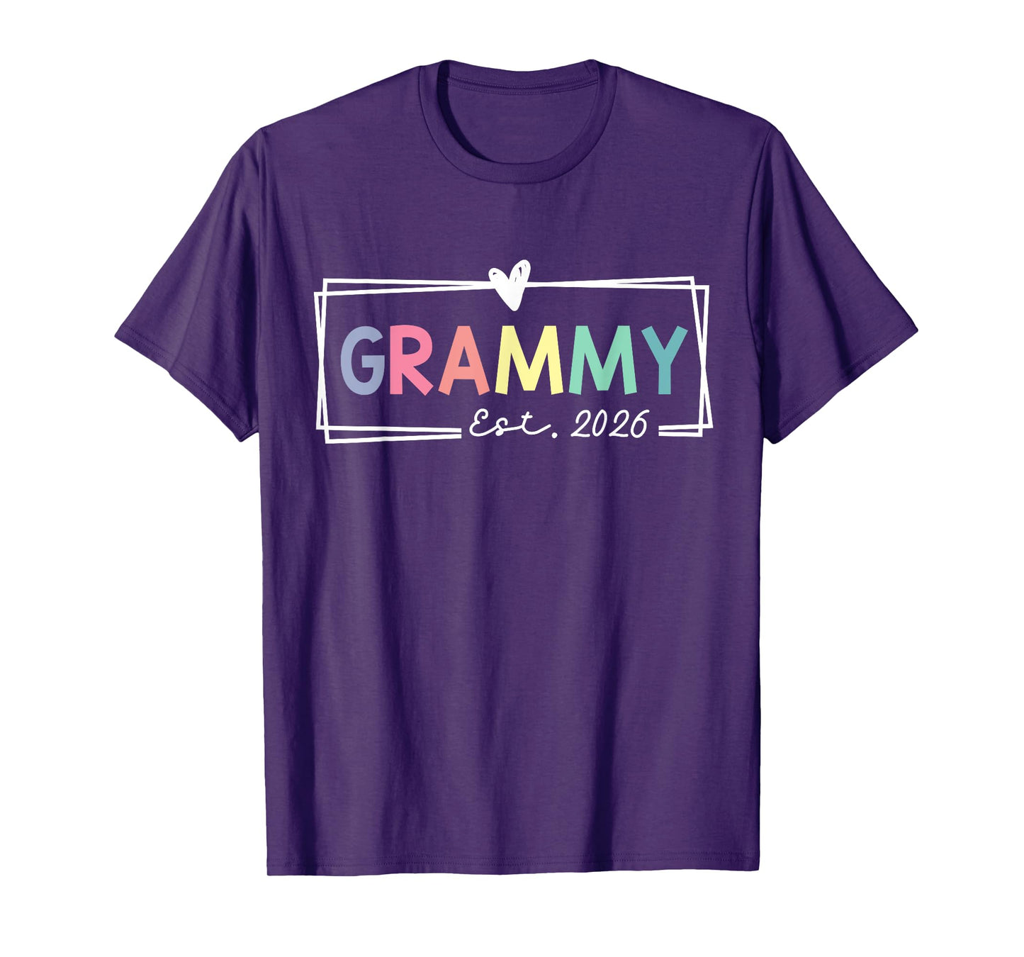 Grammy Est 2026 Promoted To Grandma 2026 For Grandmother T-Shirt