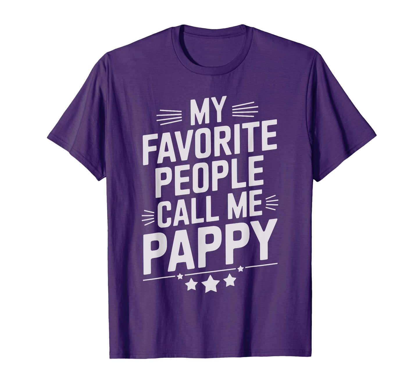 Best Pappy Design For Grandpa Grandfather Father's Day Pappy T-Shirt