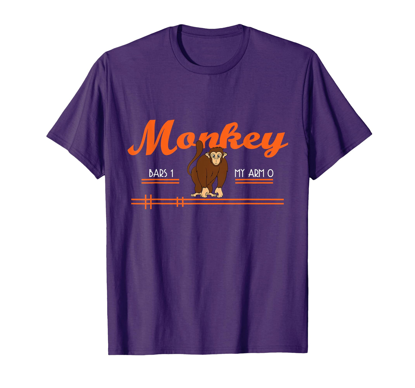 Monkey Bars 0 My Arms 1 - Monkey Gifts T-Shirt