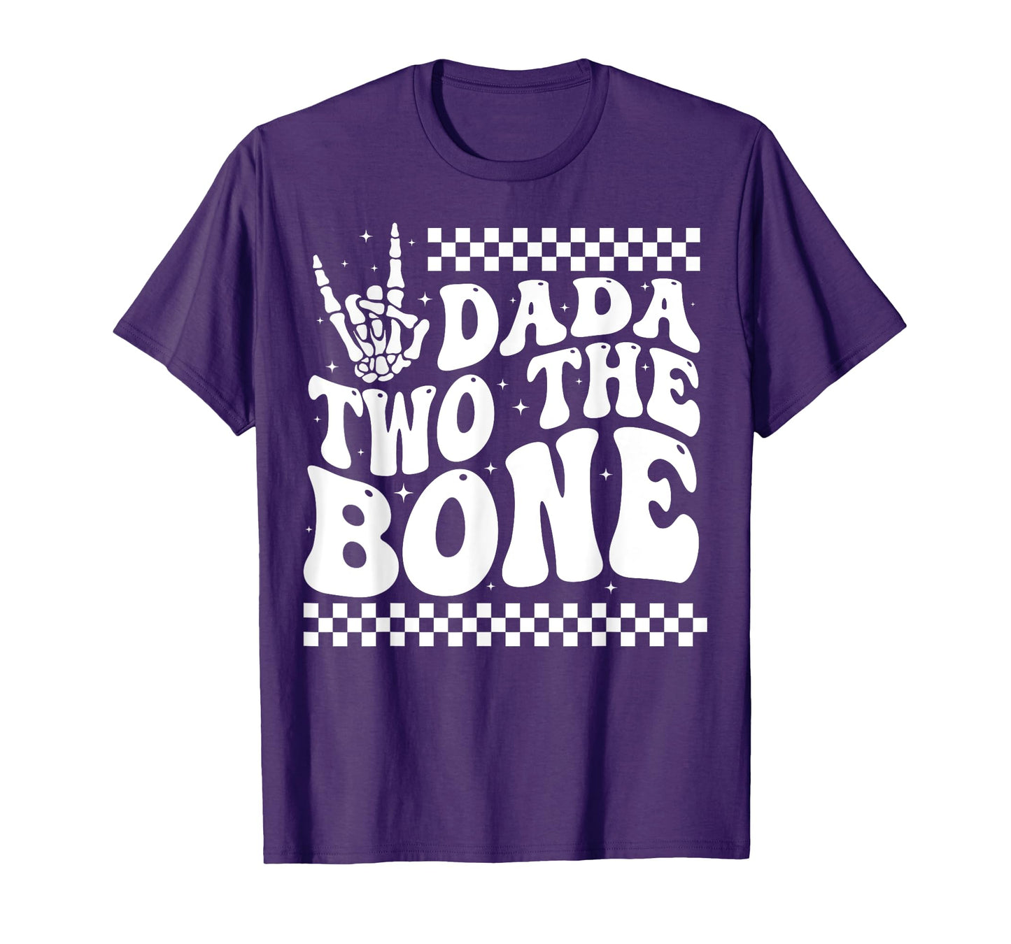 Funny 2nd Birthday Boy Dada Of The Bad Two The Bone Family T-Shirt