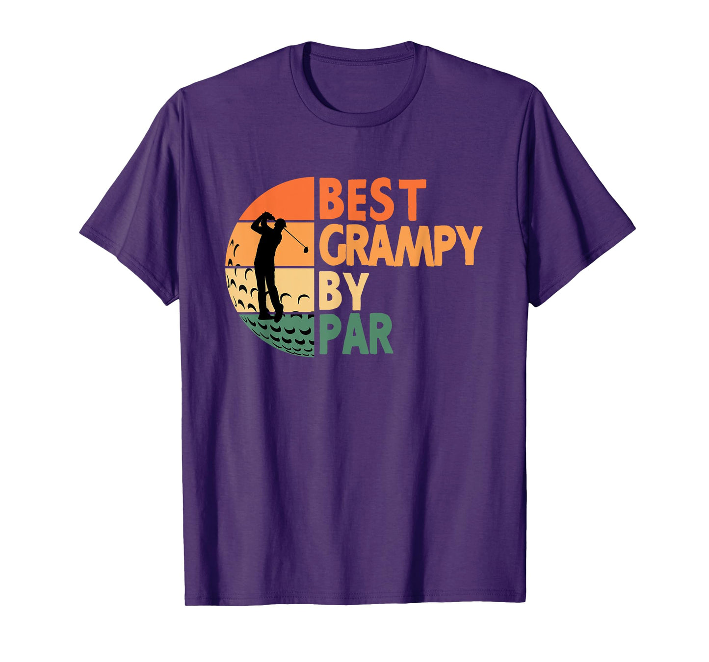 Best Grampy By Par Golfing Funny Golf Golfer T-Shirt