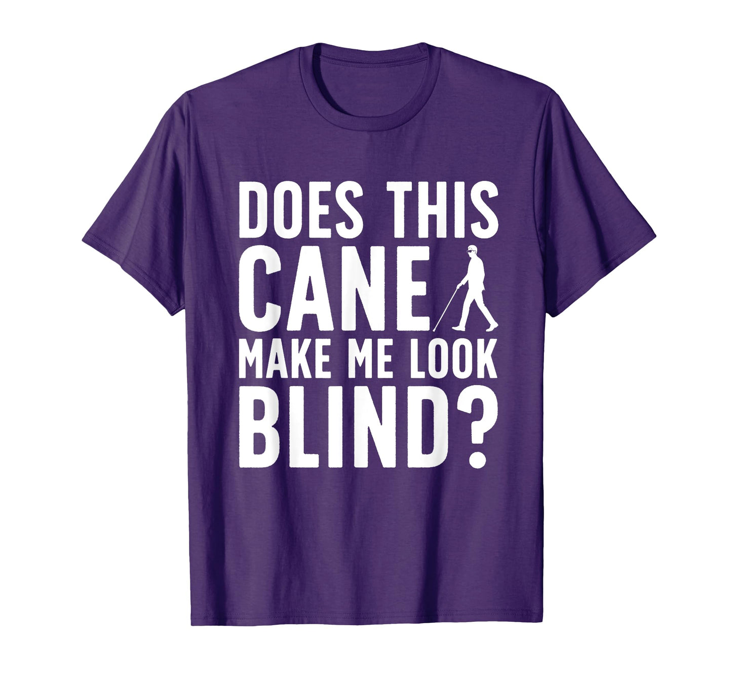 Blind Person Art For Men Women Sight Impaired Blind People T-Shirt
