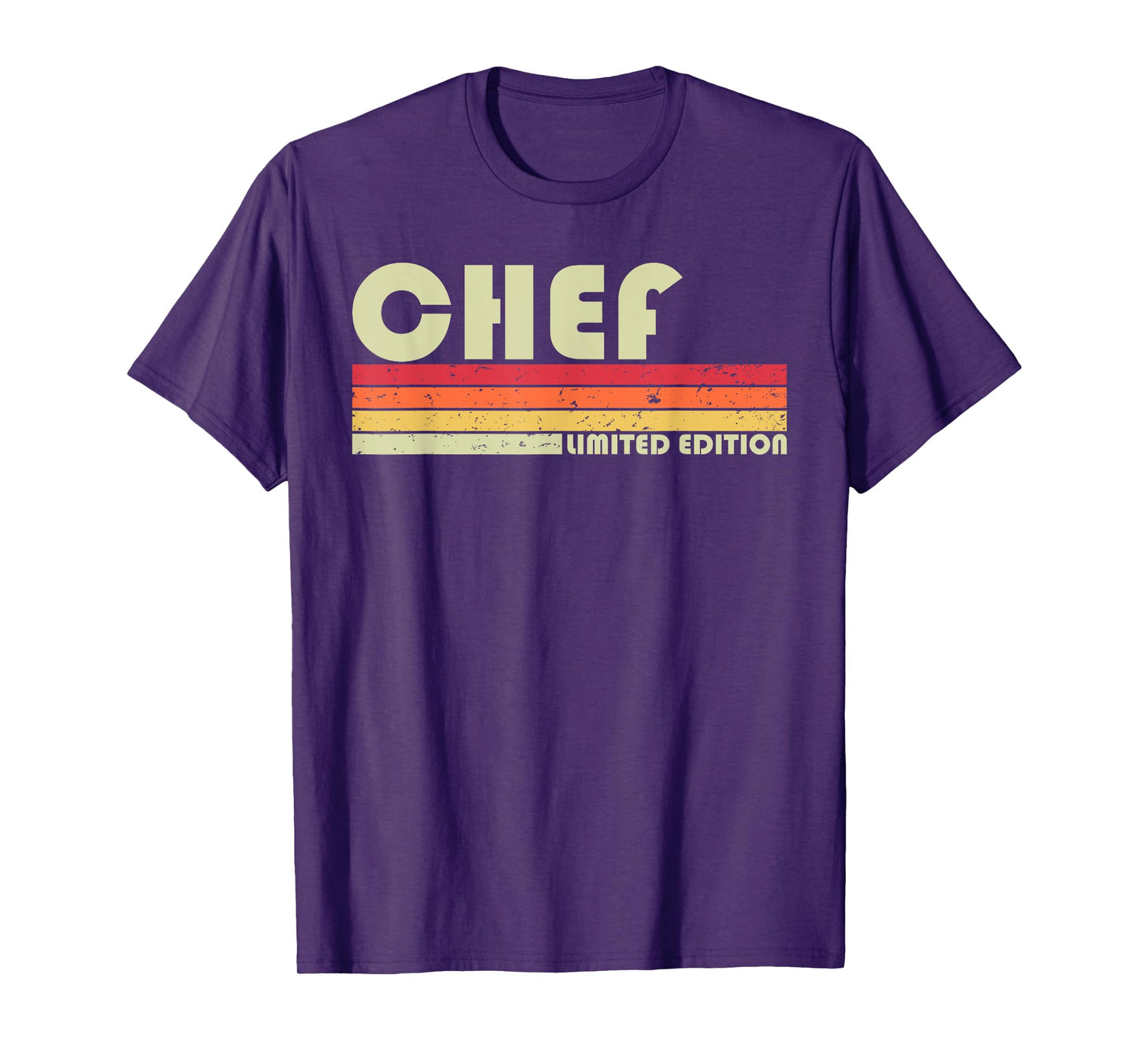 Personal Christmas Retro Vintage Graduation Gifts Chef Funny Job Title Profession Birthday Worker Idea T-Shirt