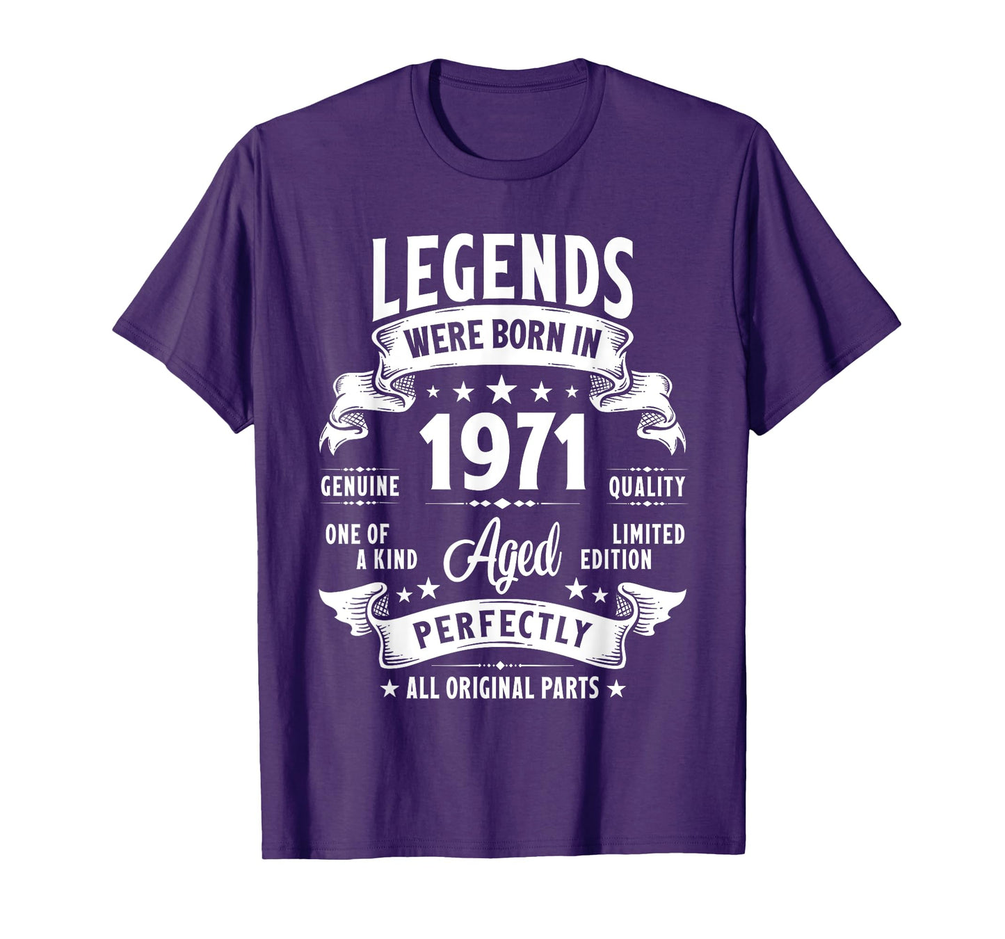 Vintage 1971 54 Year Old Gifts For Men Women 54th Birthday T-Shirt