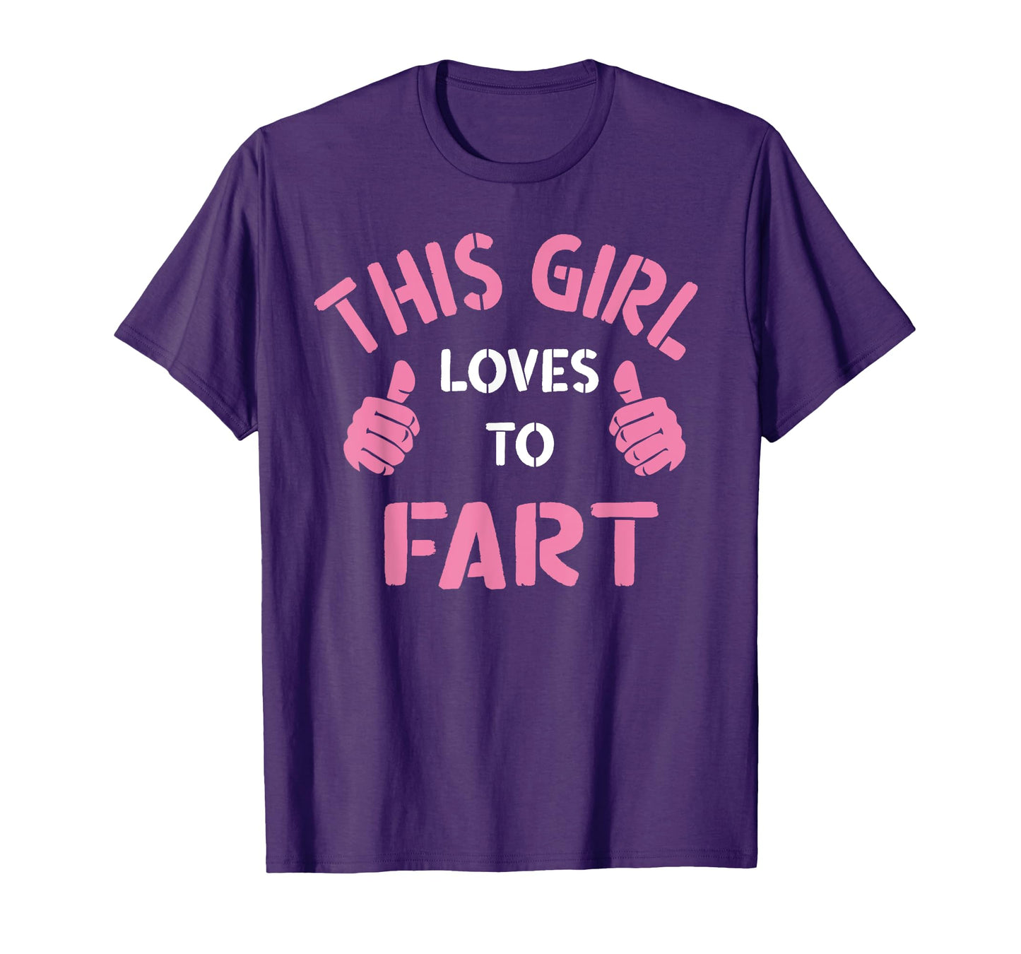 Vintage Funny Sarcastic Saying This Girl Loves To Fart T-Shirt