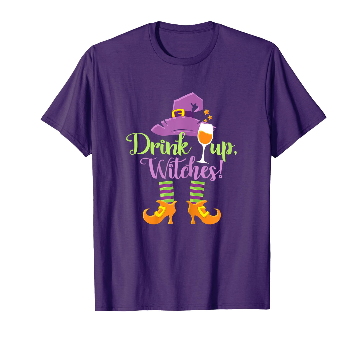 Halloween Funny Drink Up Witches T-Shirt