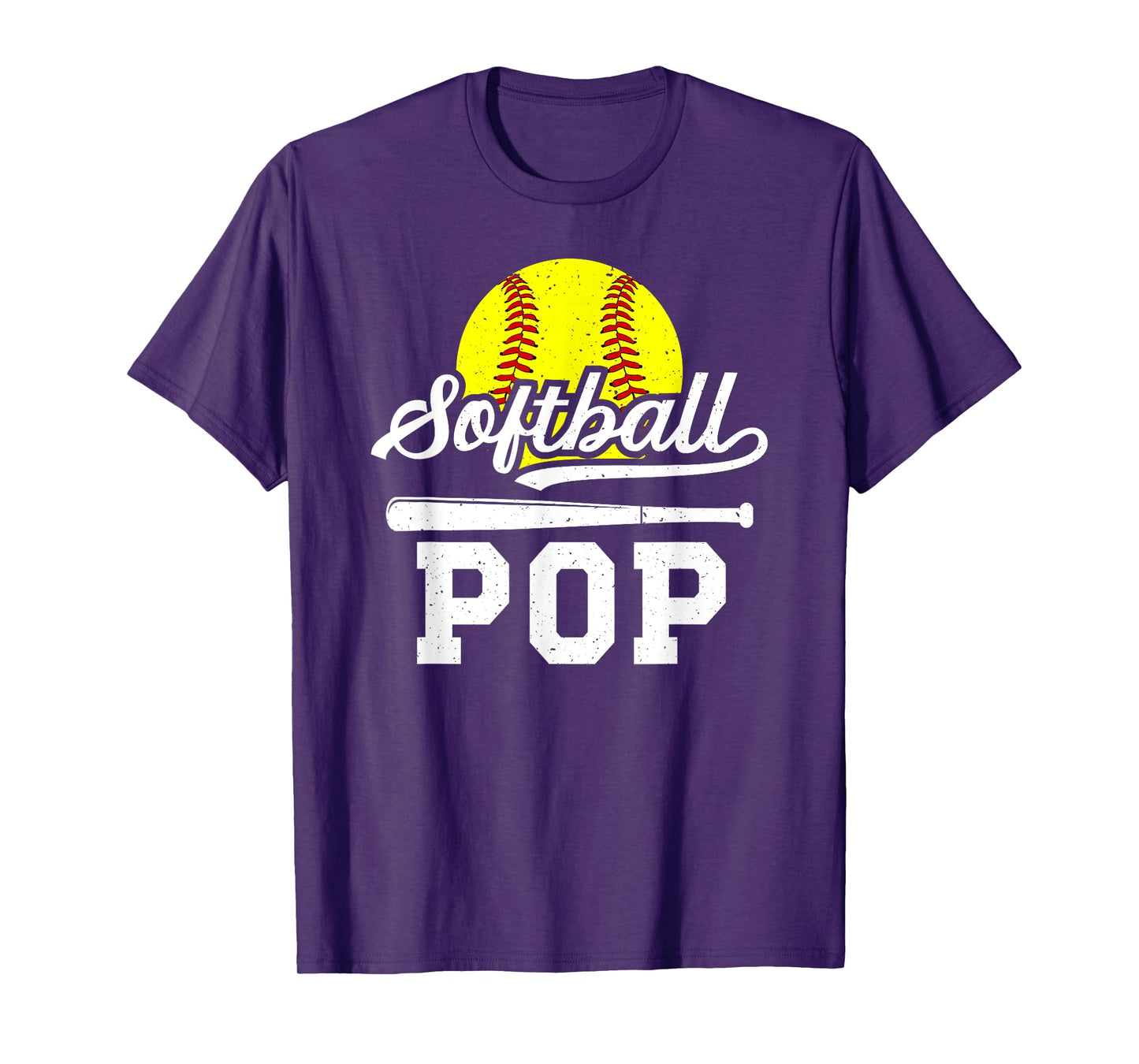 Softball Pop Grandpa Pop Of A Softball Player Pop T-Shirt