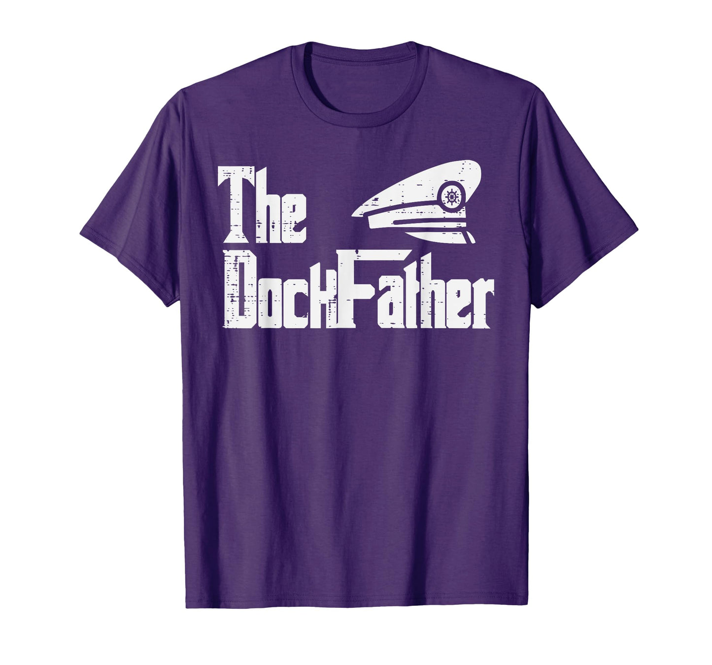The Dock Father Fun Boat Captain Parody Dad Papa Grandpa Men T-Shirt