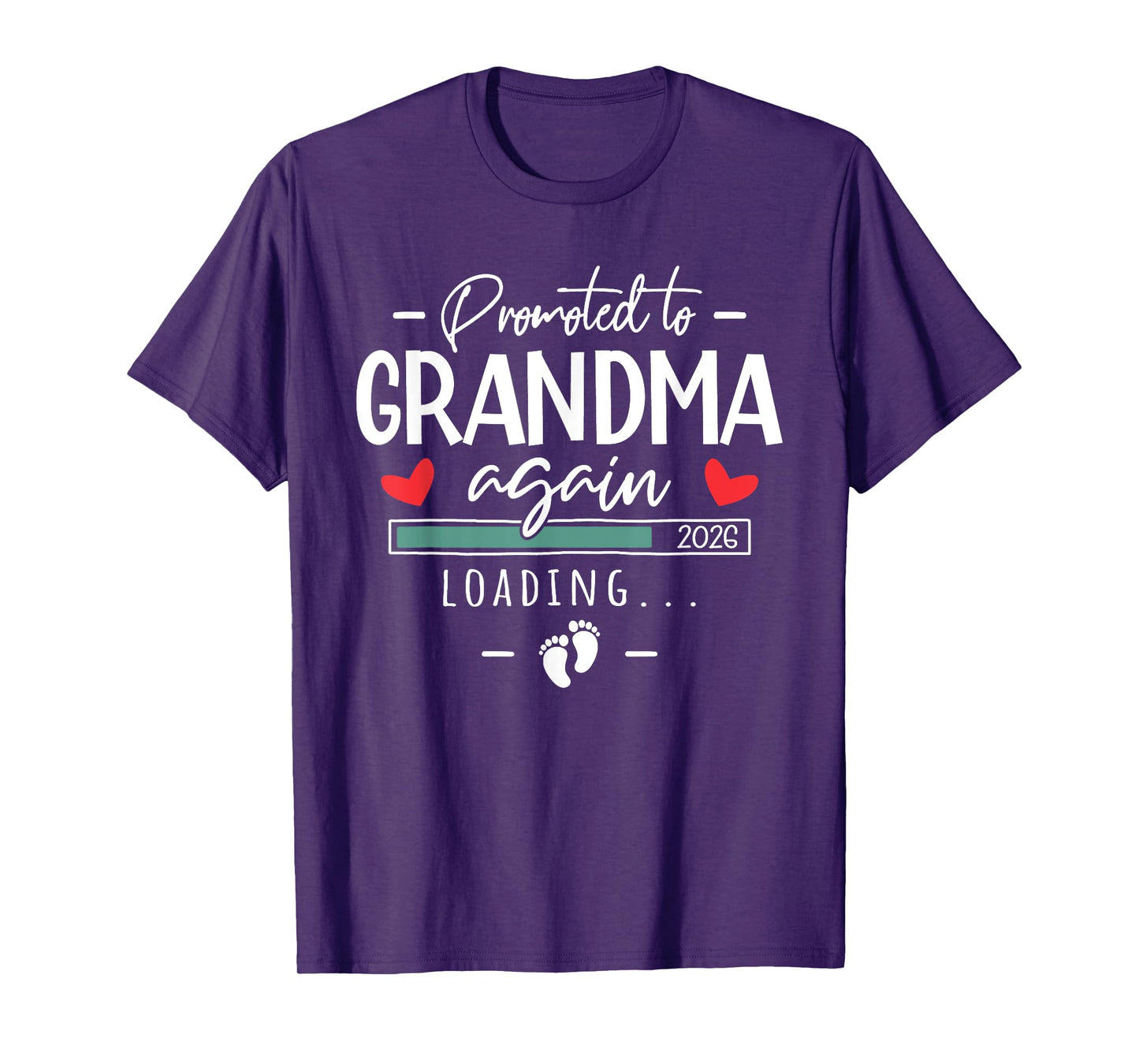 Promoted to Grandma Again 2026 - 2nd Grandbaby Announcement T-Shirt