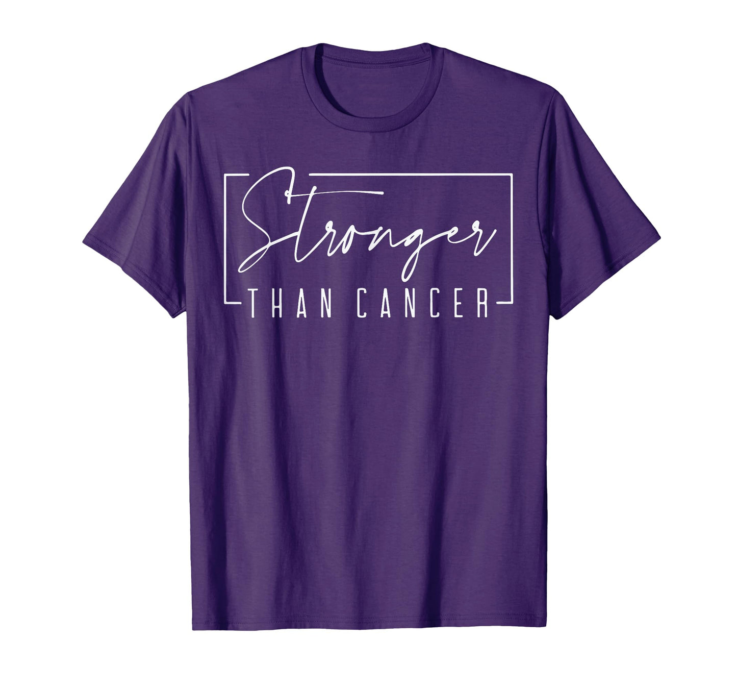 Stronger Than Cancer Black Cancer Survivor, Cancer Warrior T-Shirt