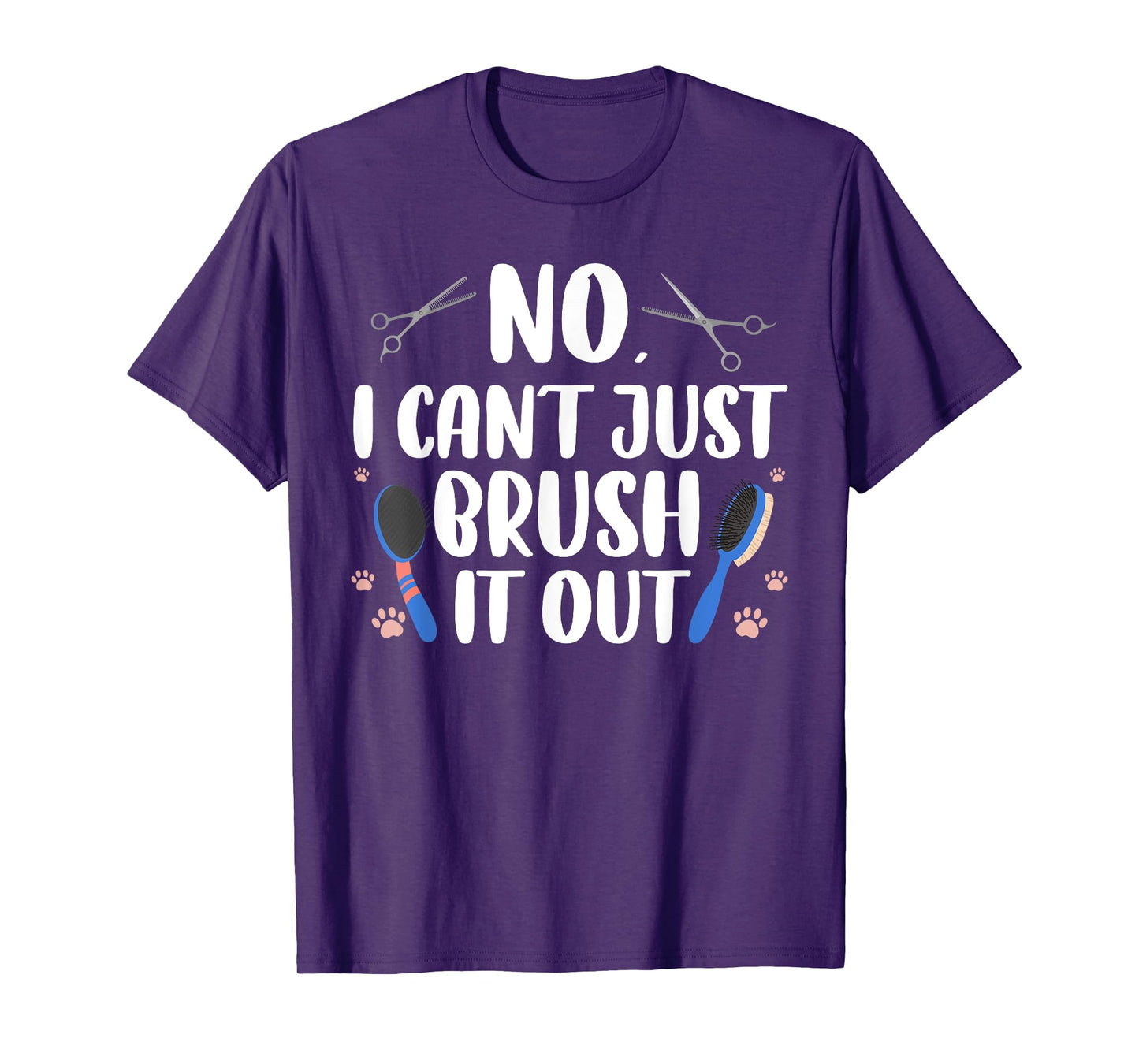 Funny Dog Grooming Art For Men Women Pet Groomer Dog Groomer T-Shirt
