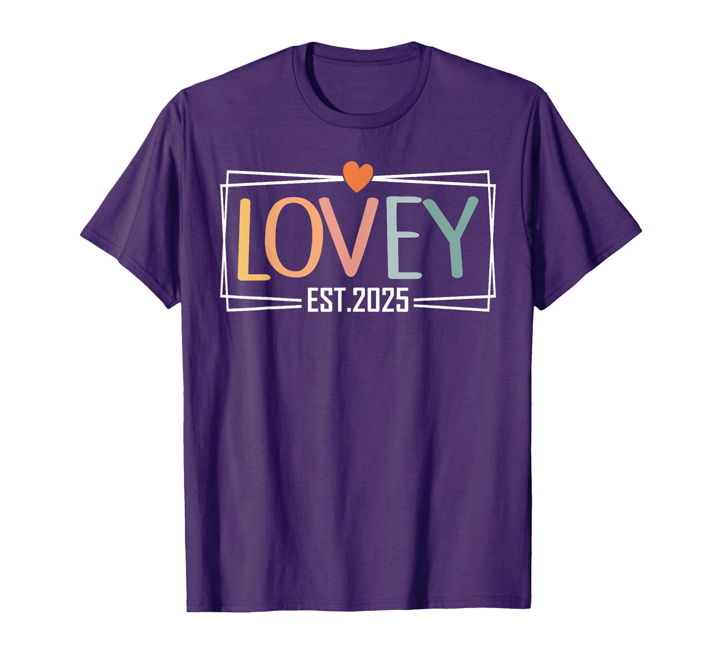 Promoted To Lovey Est 2025 Lovie Expect Baby 2025 T-Shirt