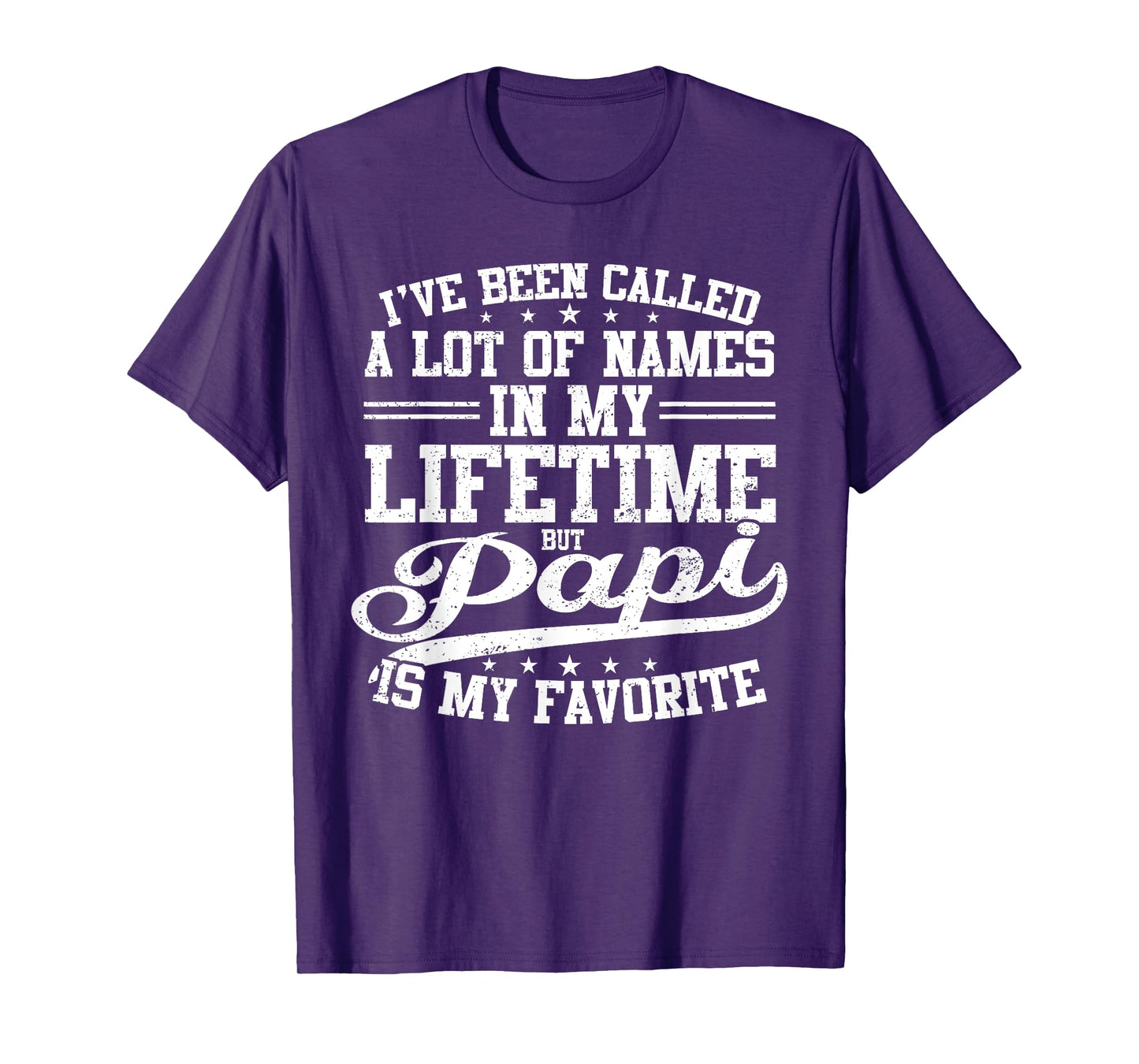 Papi Is My Favorite Name Funny Father's Day Grandpa T-Shirt