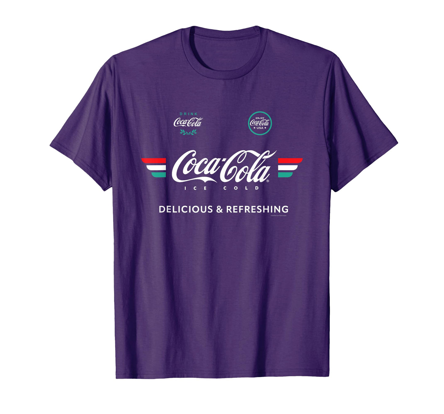 Coca-Cola Delicious & Refreshing Patch Logo T-Shirt