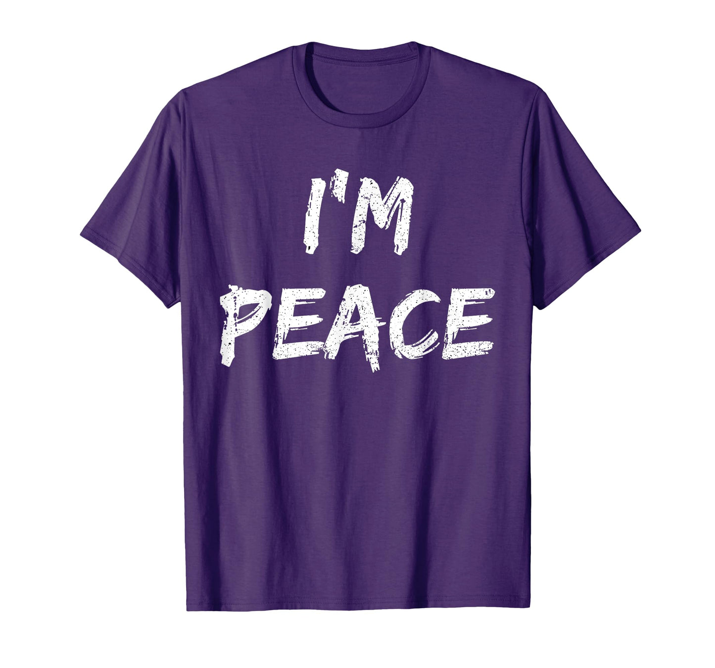Womens Shirt I Come in Peace I'm Peace Funny Matching Couple T-Shirt