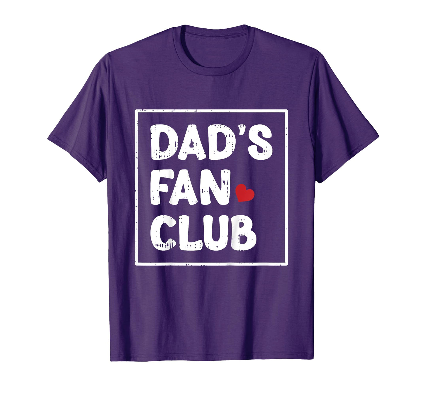 Dads Fan Club Fathers Day Baby Boys Girls Kids Toddlers T-Shirt