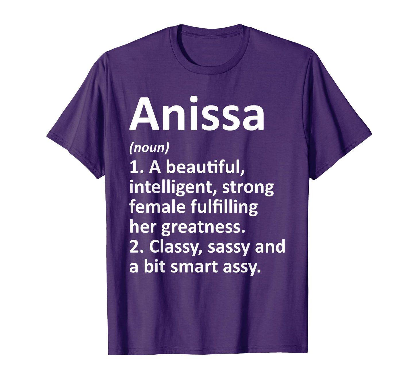 ANISSA Definition Personalized Name Funny Christmas Gift T-Shirt