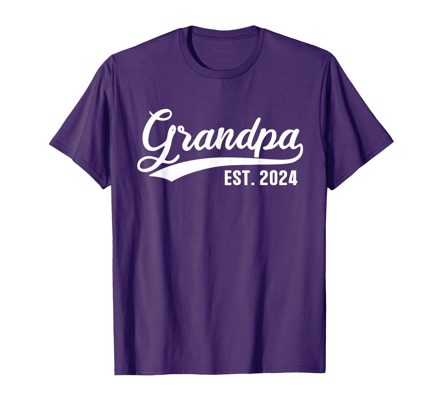 Grandpa 2024 Retro Grandpa Est 2024 T-Shirt