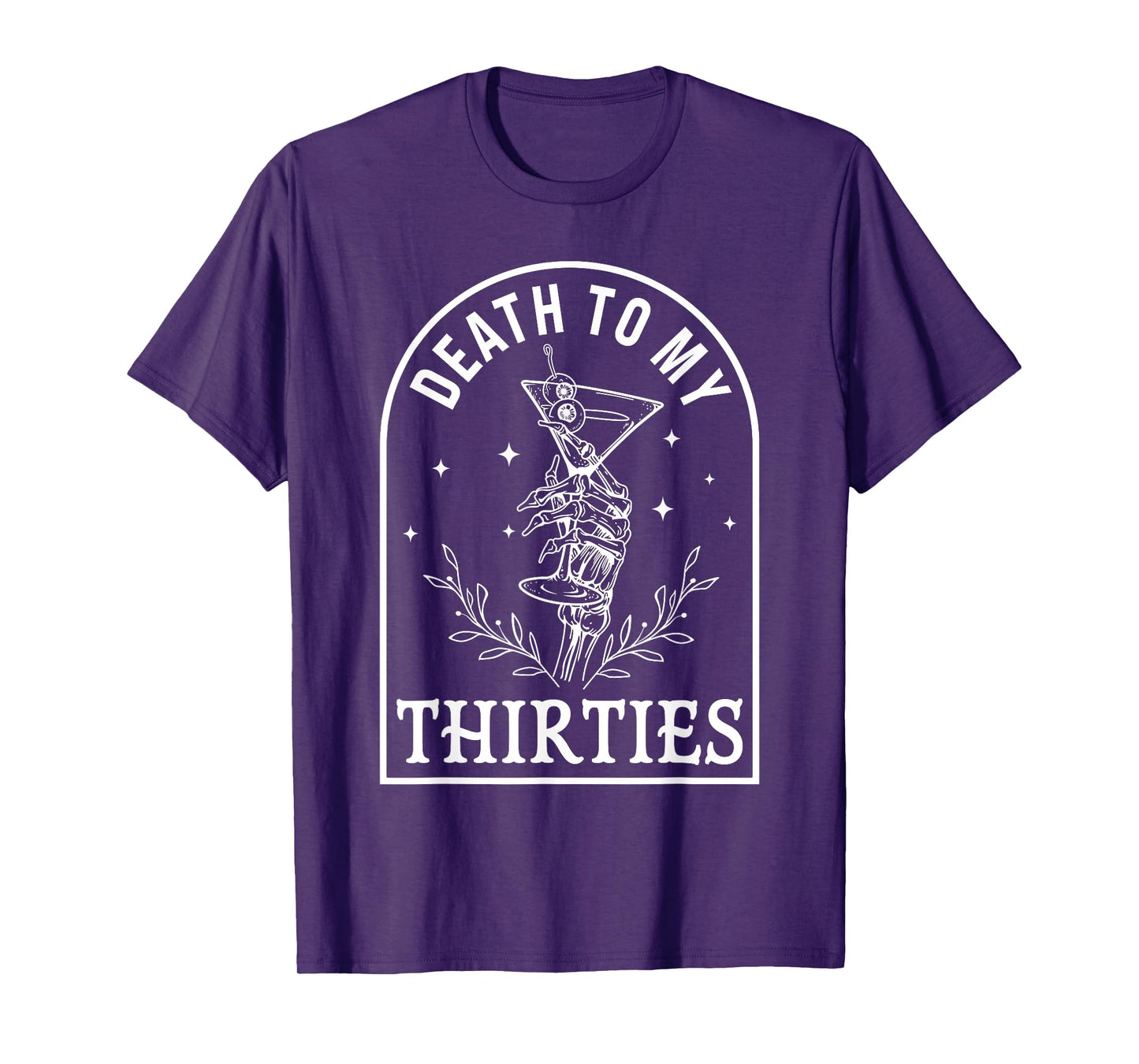 Death To My Thirties 40th Birthday Gothic Halloween Party T-Shirt