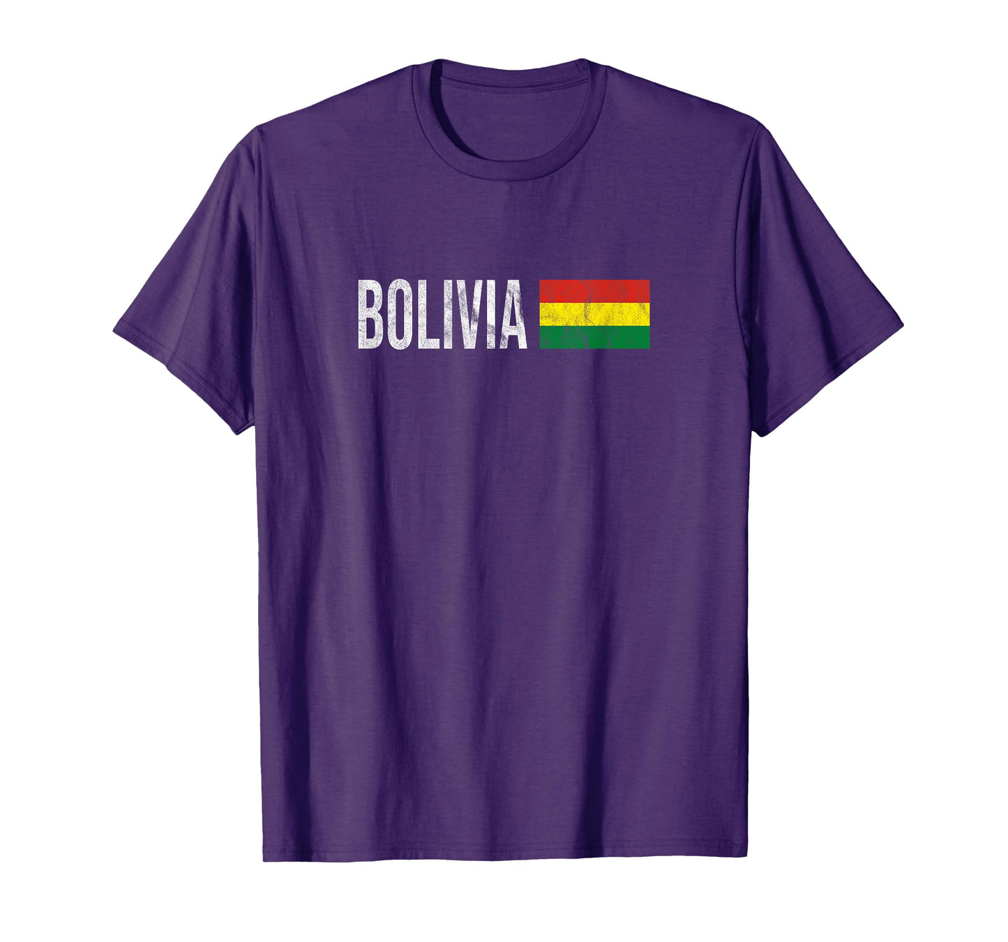 Bolivian Flag Souvenir - Retro Bolivia Design T-Shirt