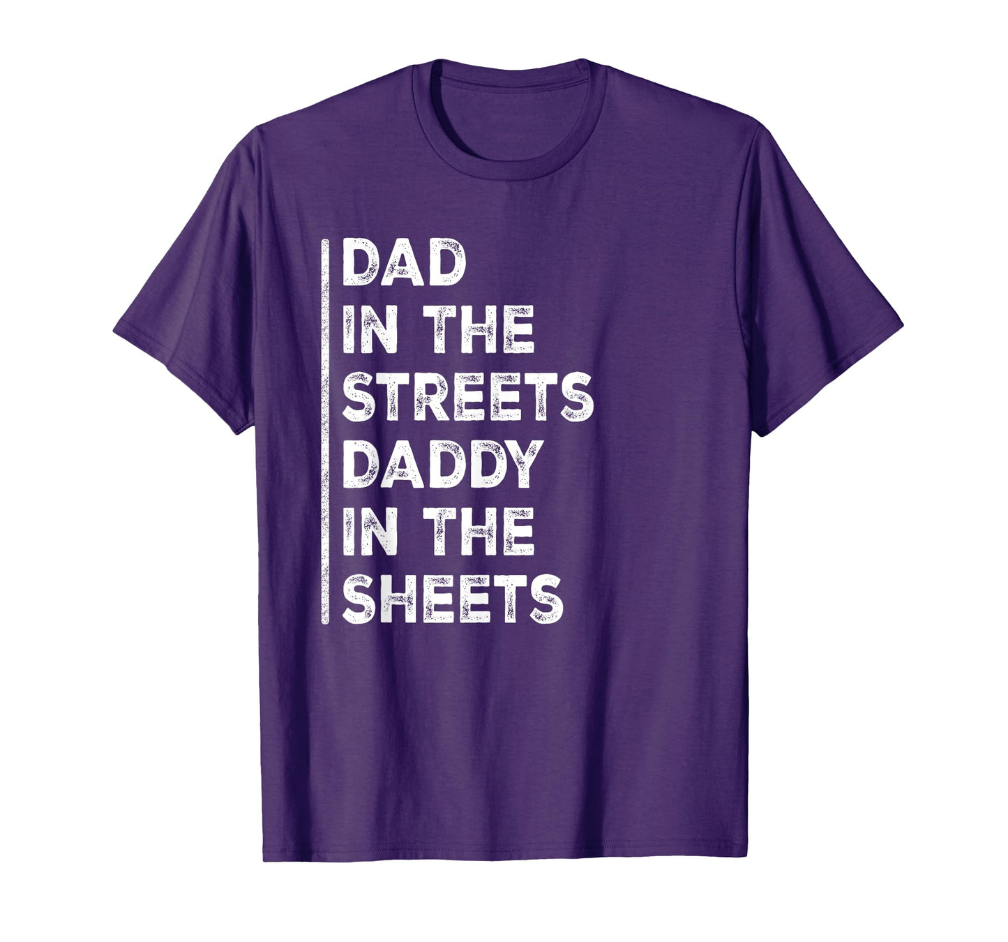 Dad In The Streets Daddy In The Sheets Funny Sarcastic Dad T-Shirt