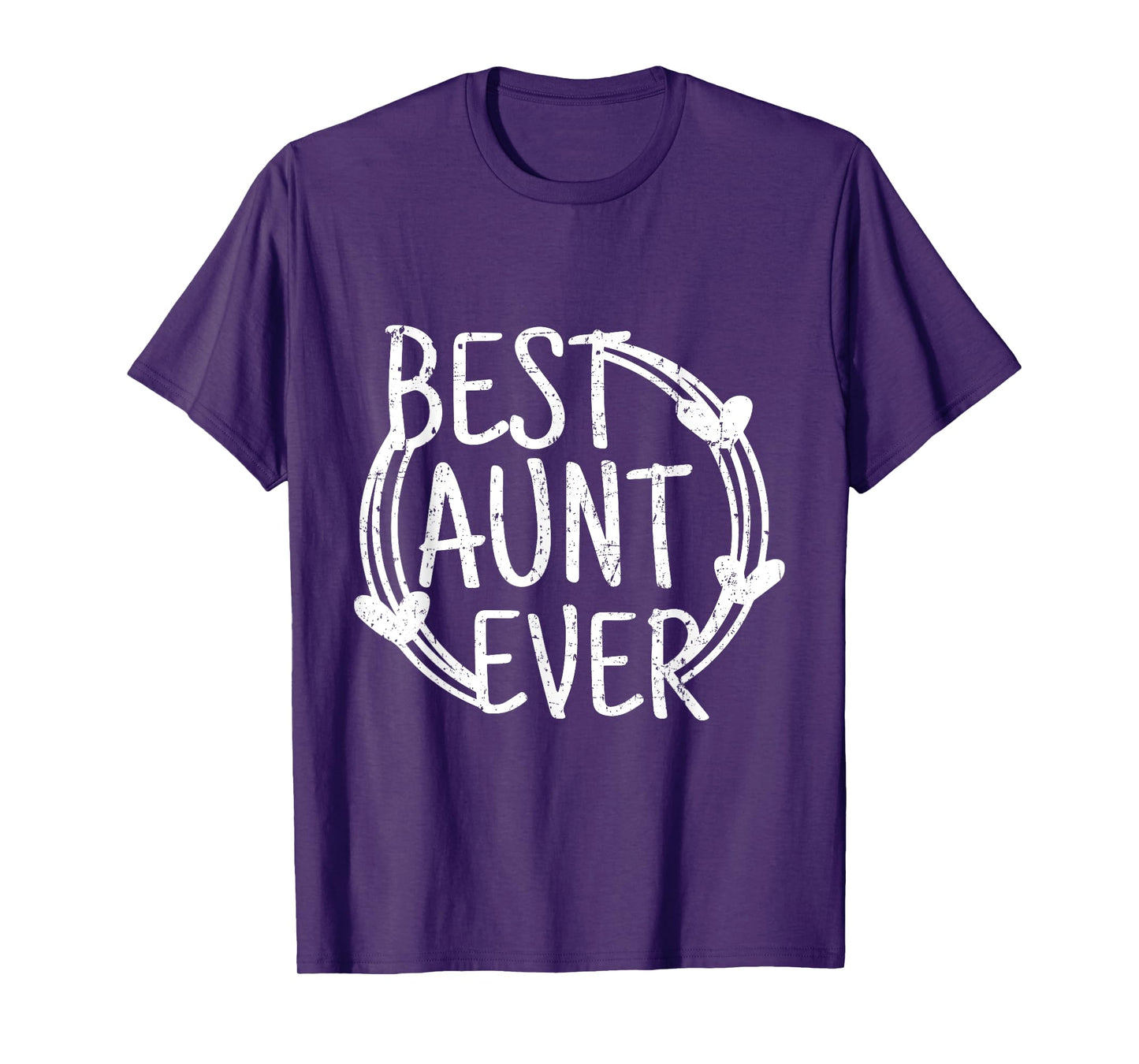 Best Aunt Ever Vintage Distressed T-Shirt