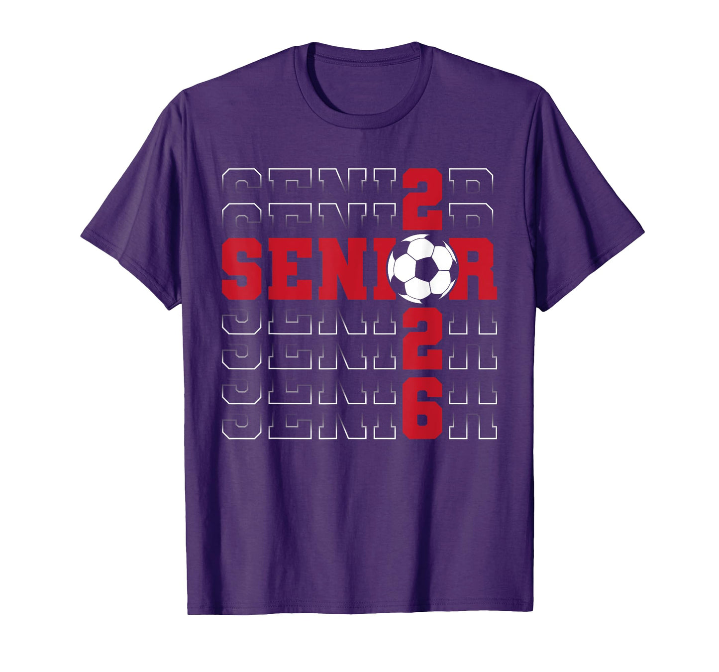 Senior 2026 Graduation Class of 2026 School Soccer Graduate T-Shirt