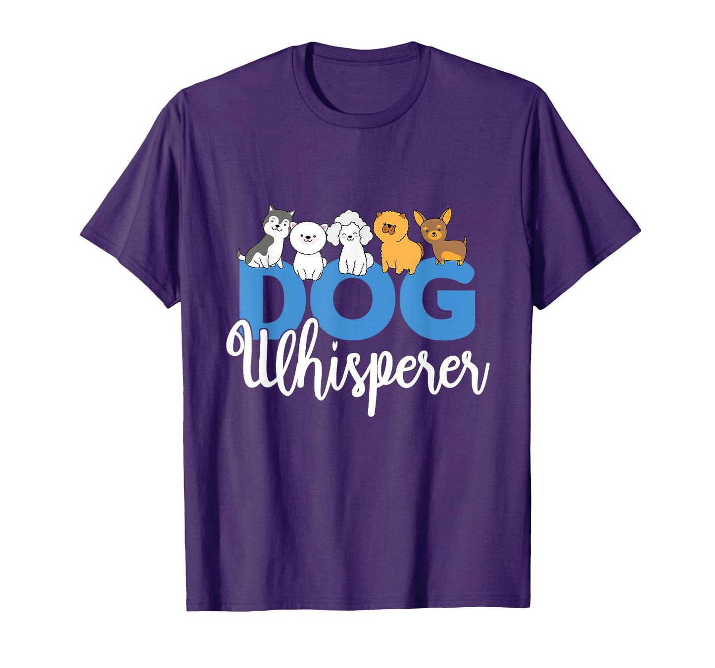 Dog Trainer Whisperer Dogs Training Animal School Behavior T-Shirt