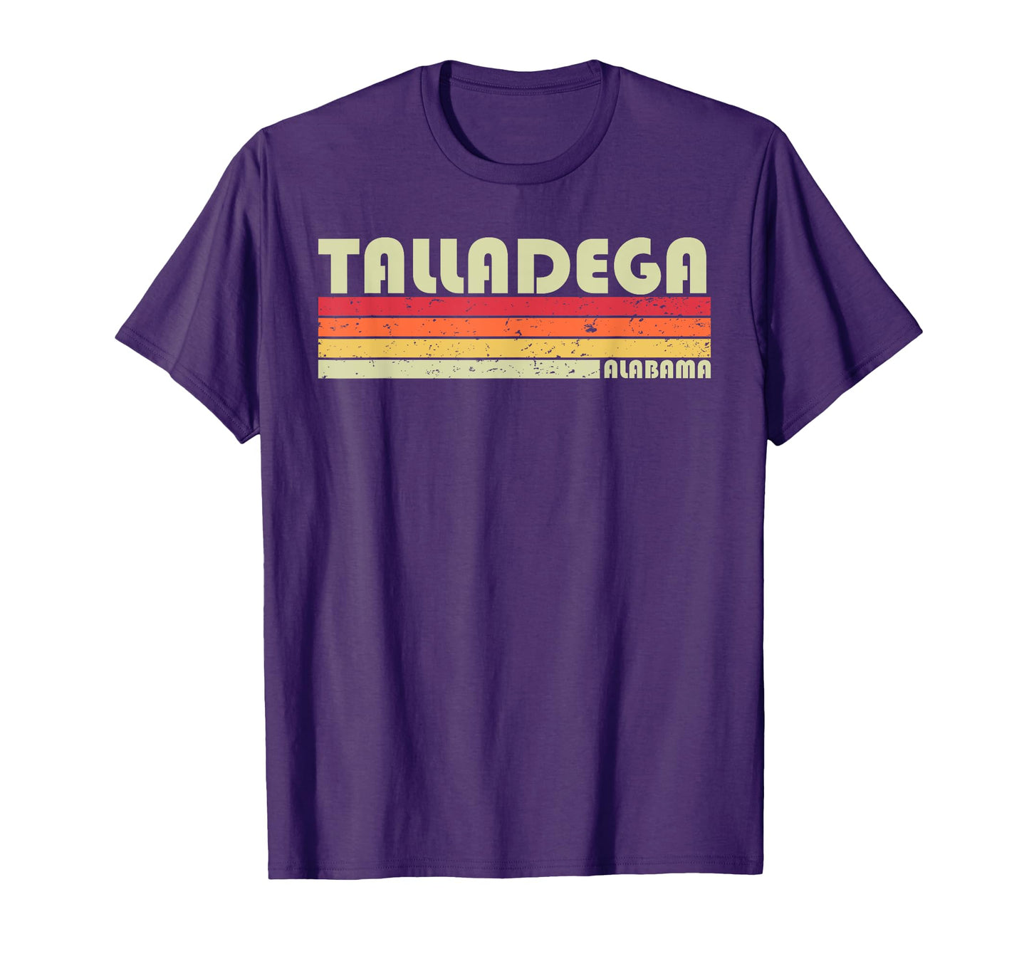 TALLADEGA AL ALABAMA Funny City Home Roots Gift Retro 80s T-Shirt