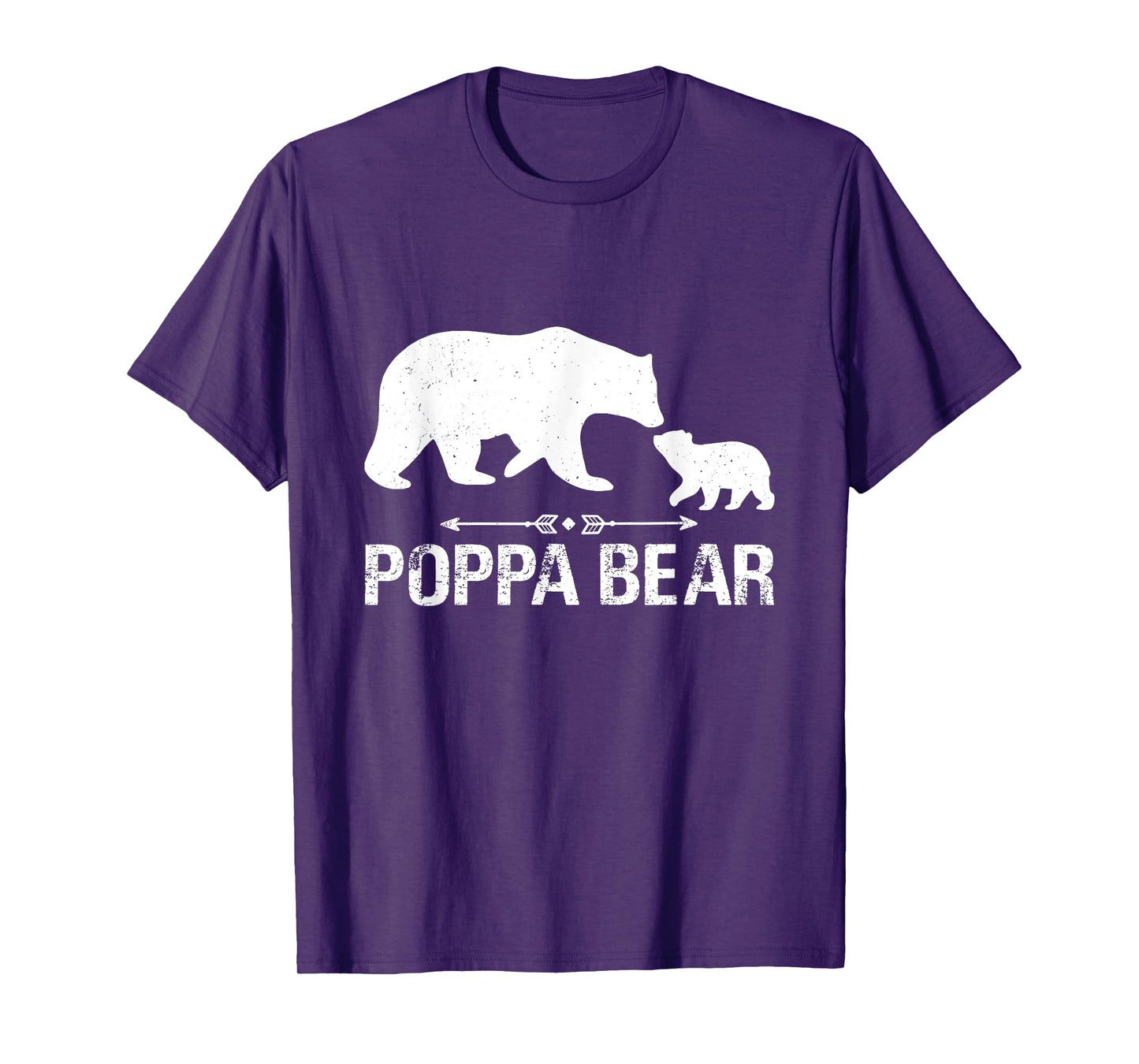 Poppa Bear Happy Father's Day Matching Family Dad Grandpa T-Shirt