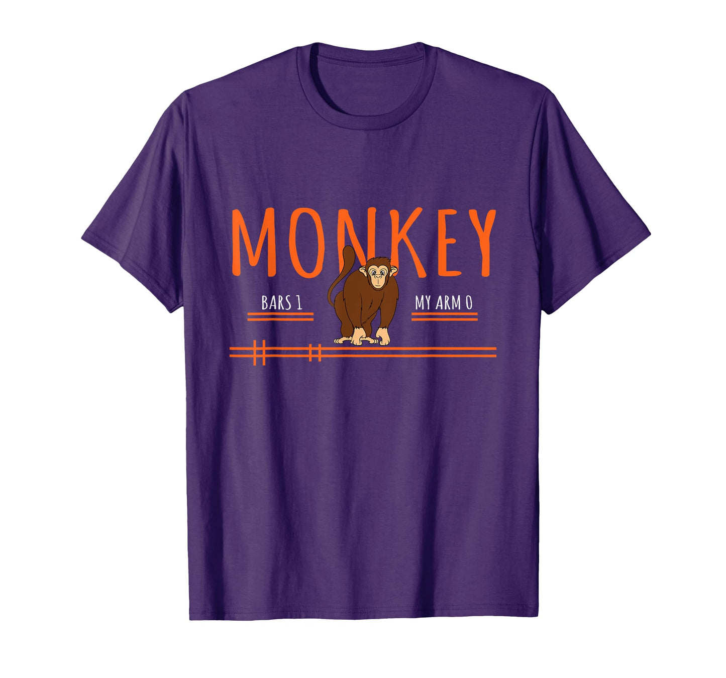 Monkey Graphic - Monkey Bars 0 My Arms 1 T-Shirt