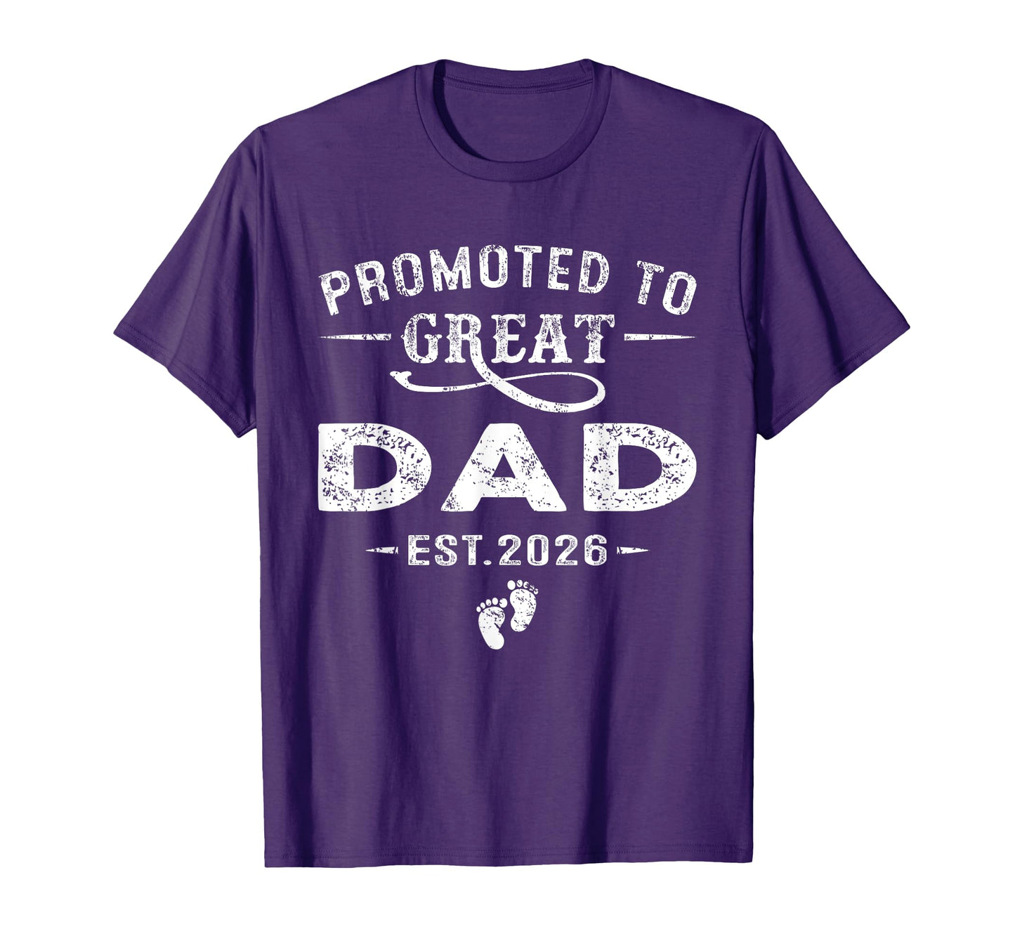 Promoted to Great Dad Est 2026 Pregnancy Announcement T-Shirt