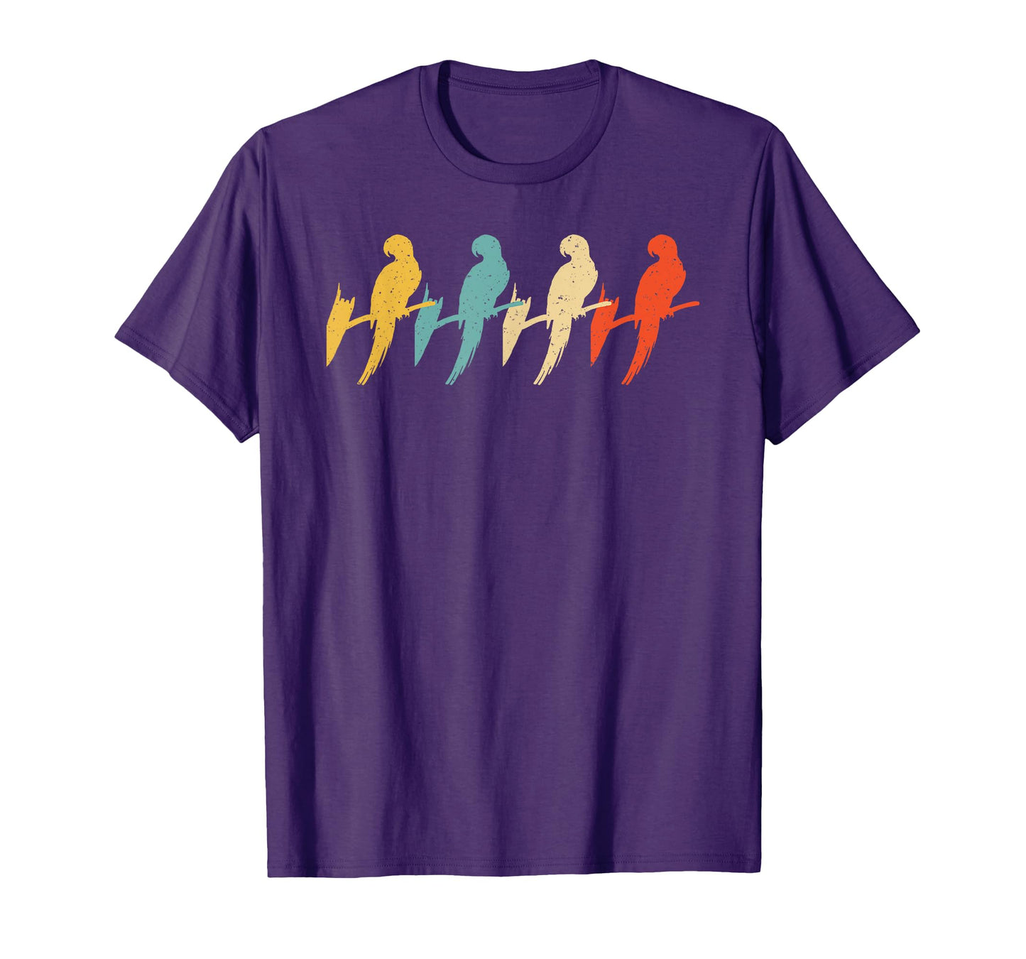 Cool Parrot Art For Men Women Girls Parrot Bird Lovers T-Shirt