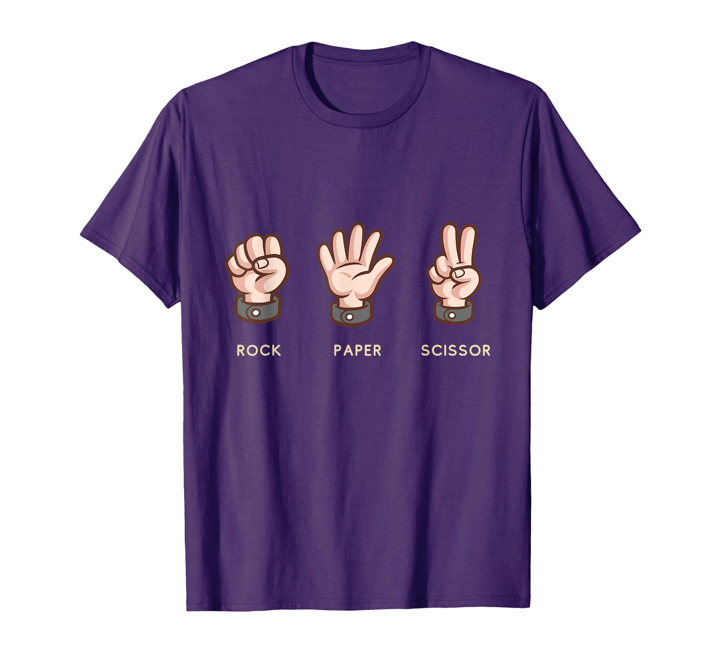 Rock Paper Scissors Group Halloween Costume Tee T-Shirt