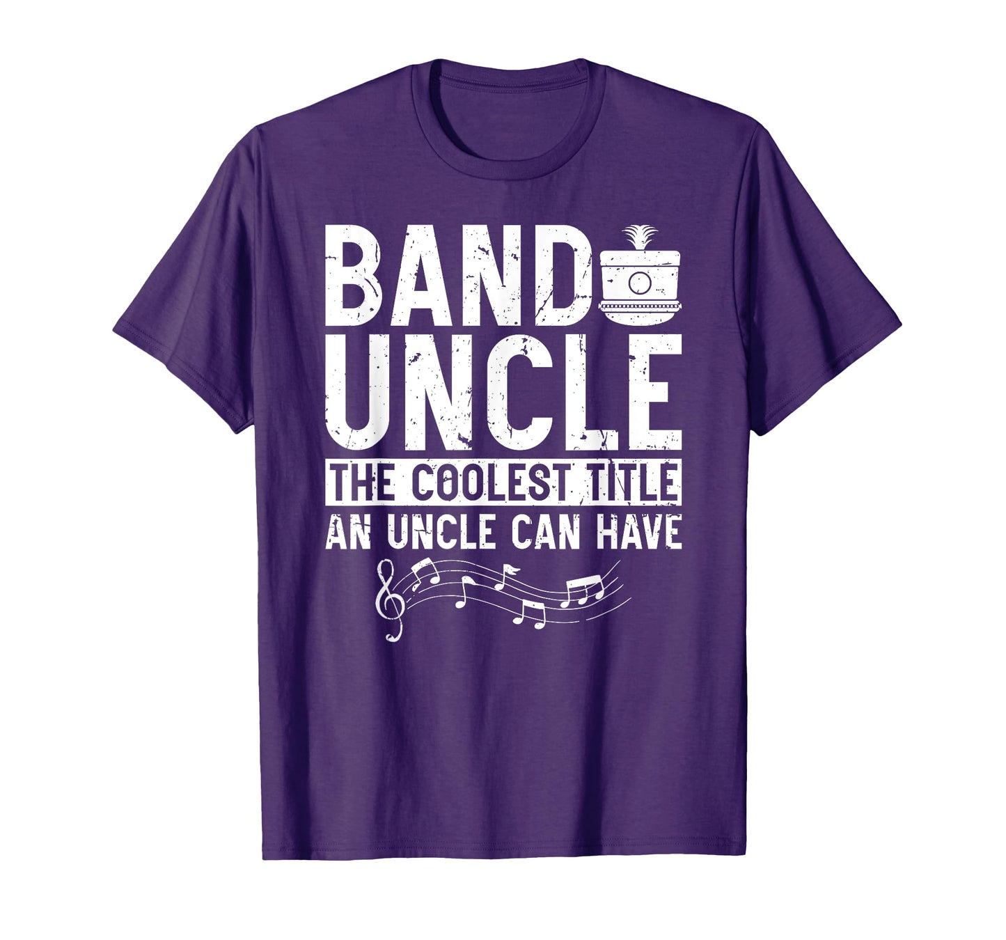 Band Uncle The Coolest Title Marching Band Uncle T-Shirt