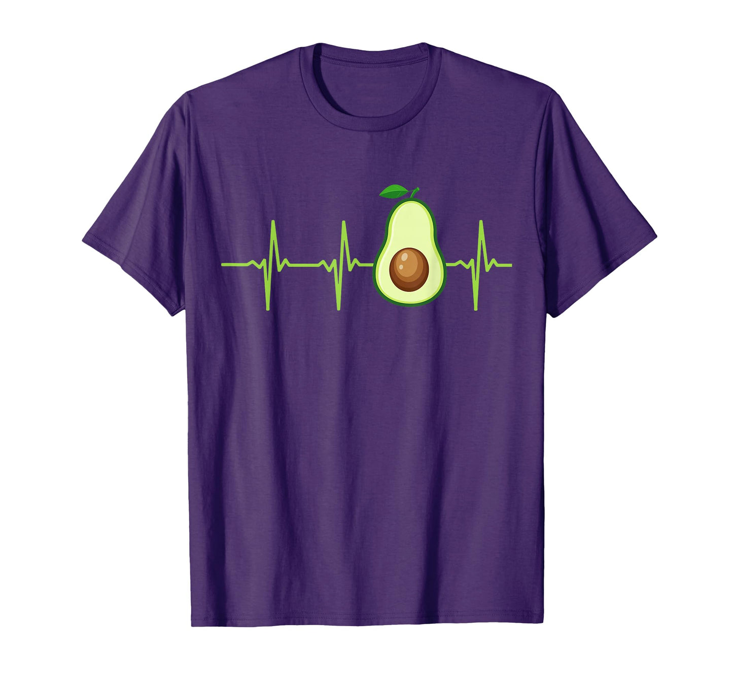 Avocado Heartbeat T-Shirt Avocado Shirt Gift Vegan Men Women T-Shirt