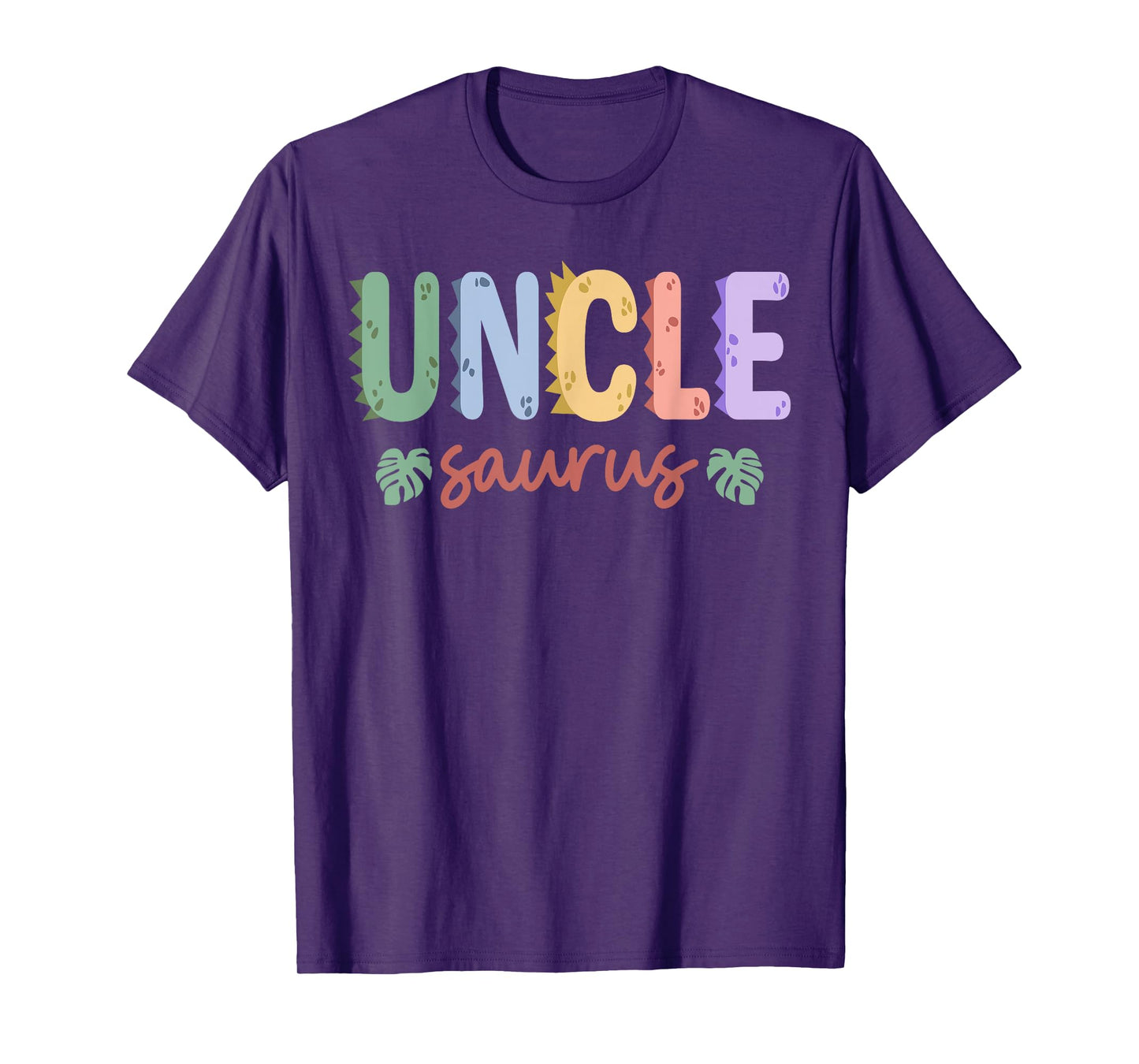 Uncle Saurus Rex Dinosaur Birthday Squad Crew Family T-Shirt