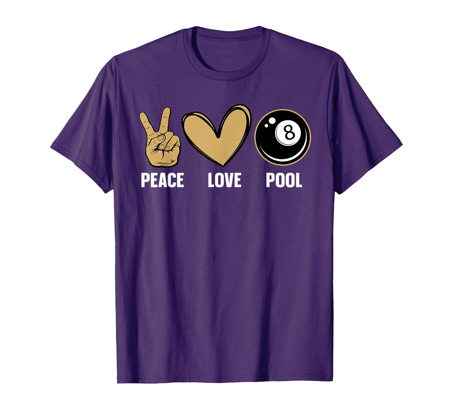 Cool 8 Ball Pool Lover Design For Men Women Billiard Player T-Shirt