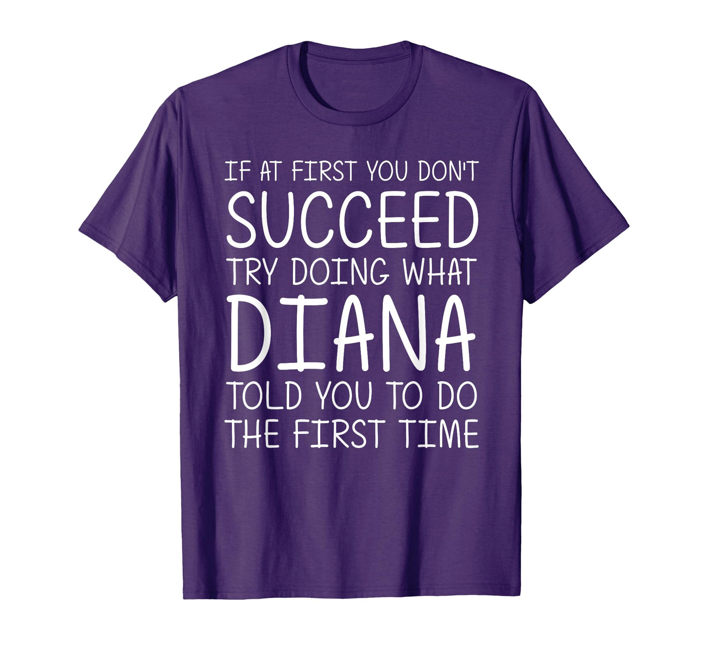 DIANA Gift Name Personalized Birthday Funny Christmas Joke T-Shirt