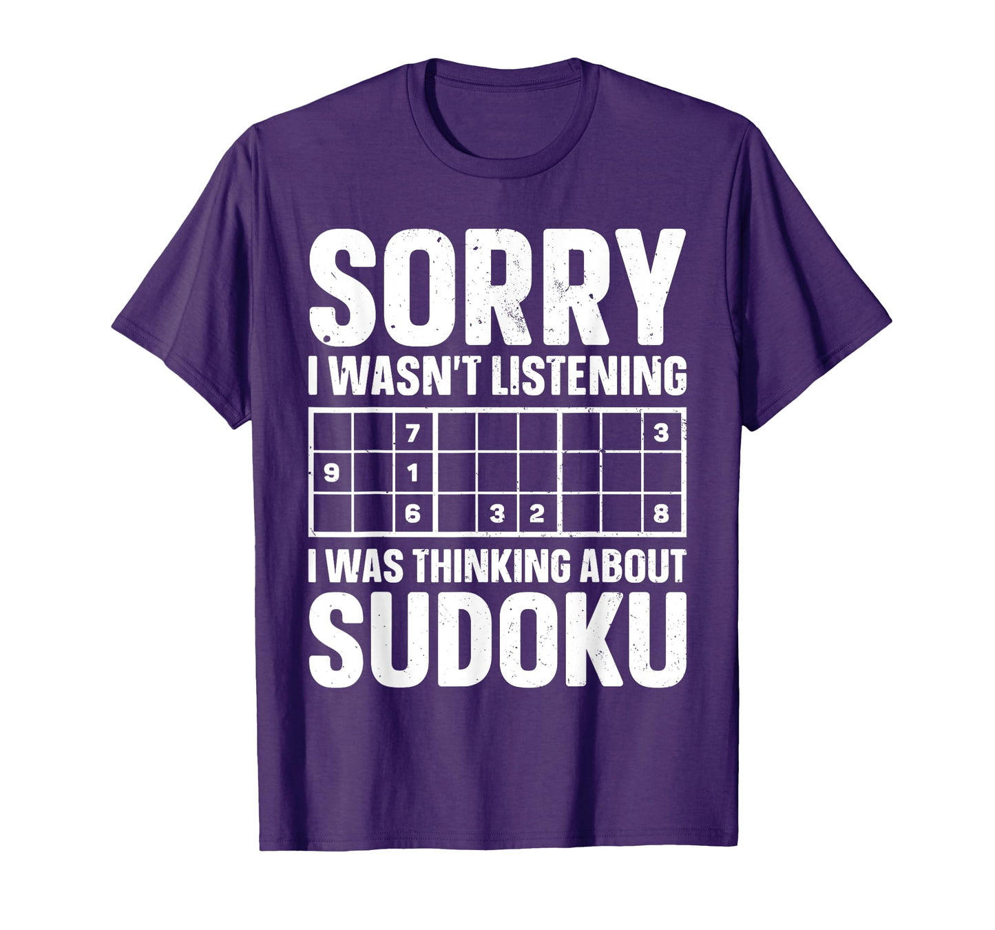 Cool Sudoku Design For Men Women Sudoku Player Sudoku Lover T-Shirt
