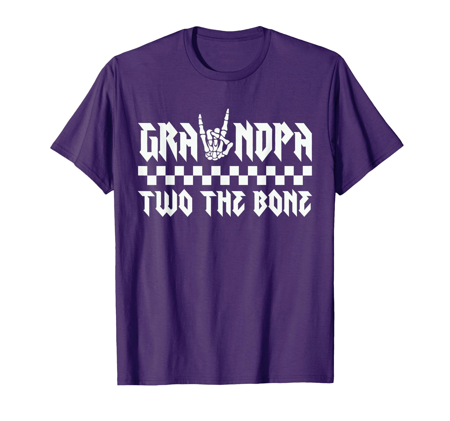 Grandpa Of The Bad Two the Bone Birthday 2 Years Old T-Shirt