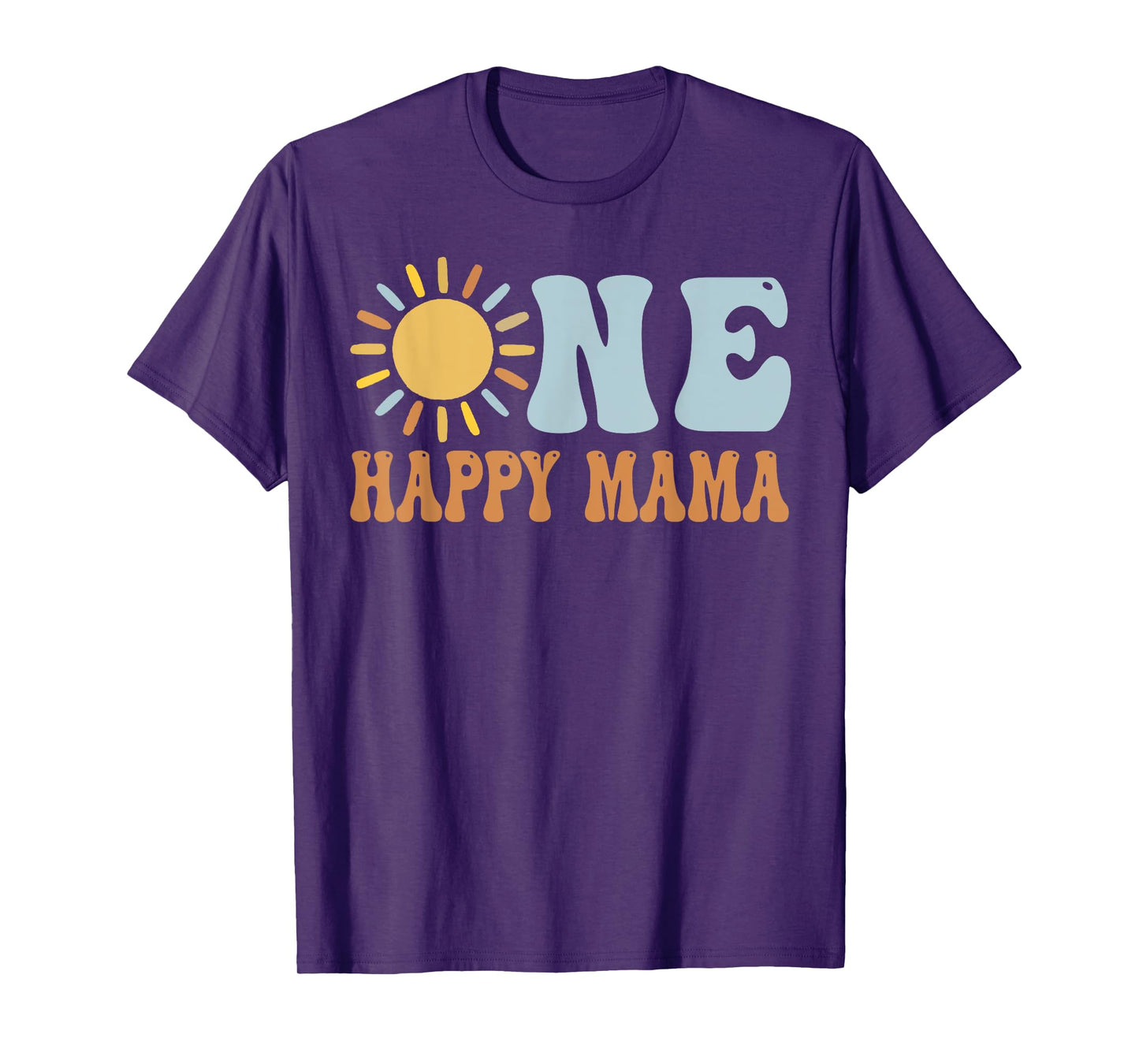 One Happy Mama of The Birthday First Trip Around the Sun T-Shirt