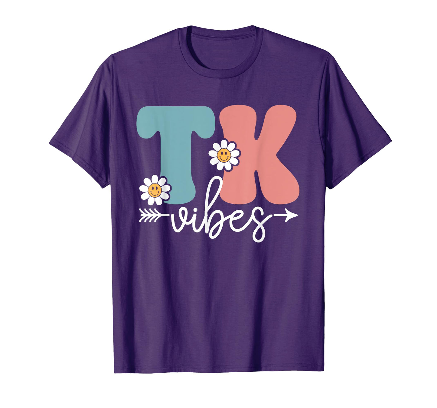 TK Vibes Back To School Teachers Students TK Team Men Women Kids T-Shirt